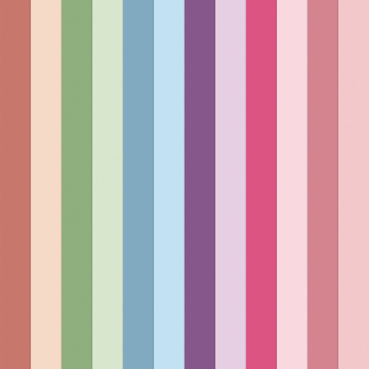 Twin Tones: Dusty Hues Printed Mat & Layer Cardstock, 24 sheets