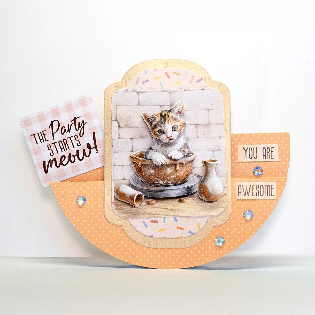 Pretty Pastels Stepper Rocker Cards & Envelopes, Pack of 12