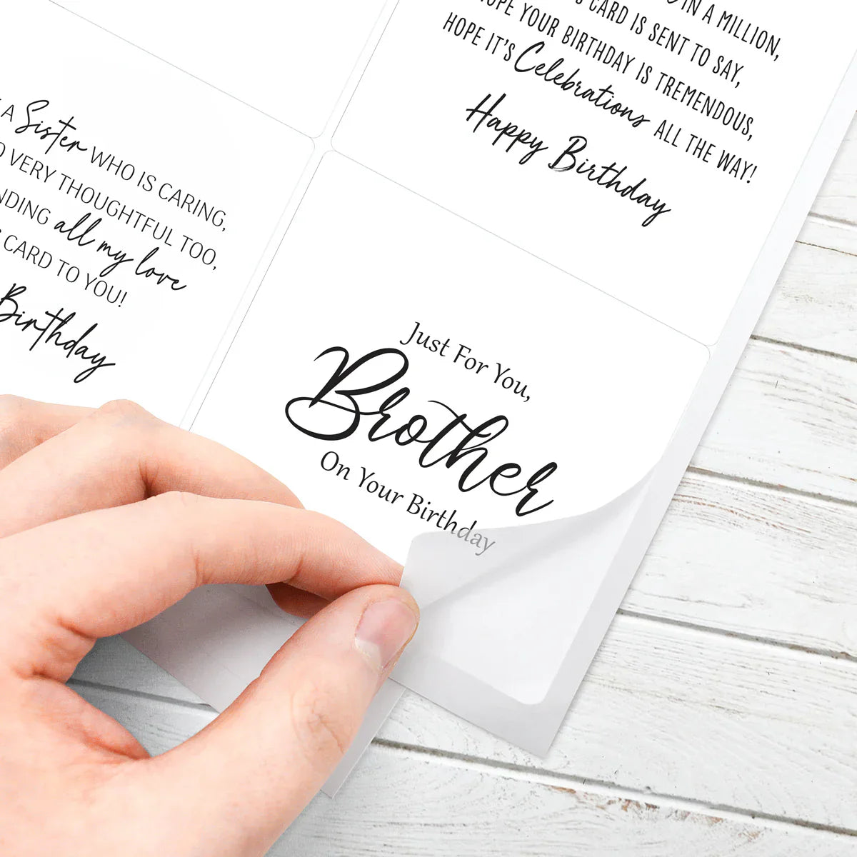 Family & Friends Peelables, 72 Stickers