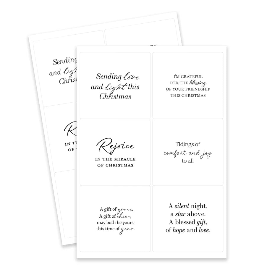 O Holy Night Peelables, 48 stickers