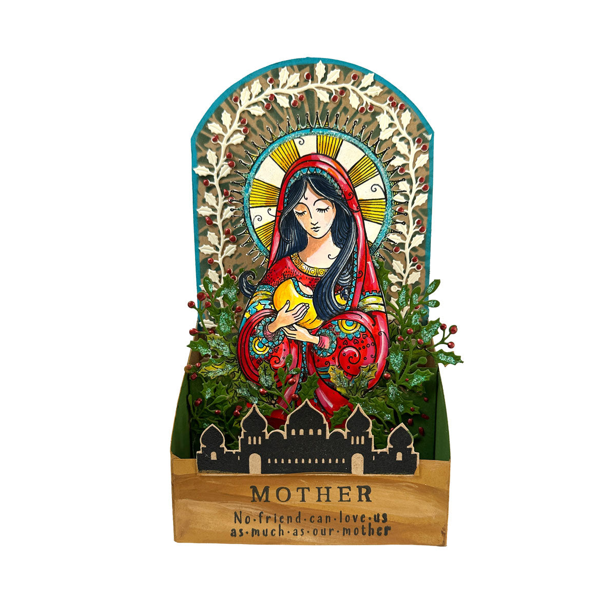 Pink Ink Designs - Quiet Grace - Christmas Mother Mary, DL Stamp Set
