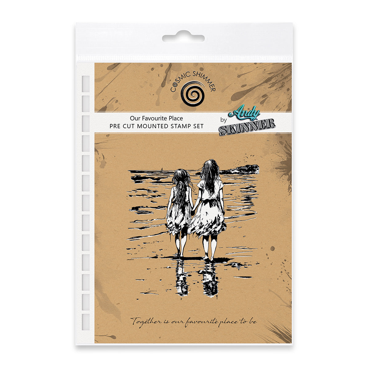 Our Favourite Place Pre Cut Rubber Stamp Set by Andy Skinner