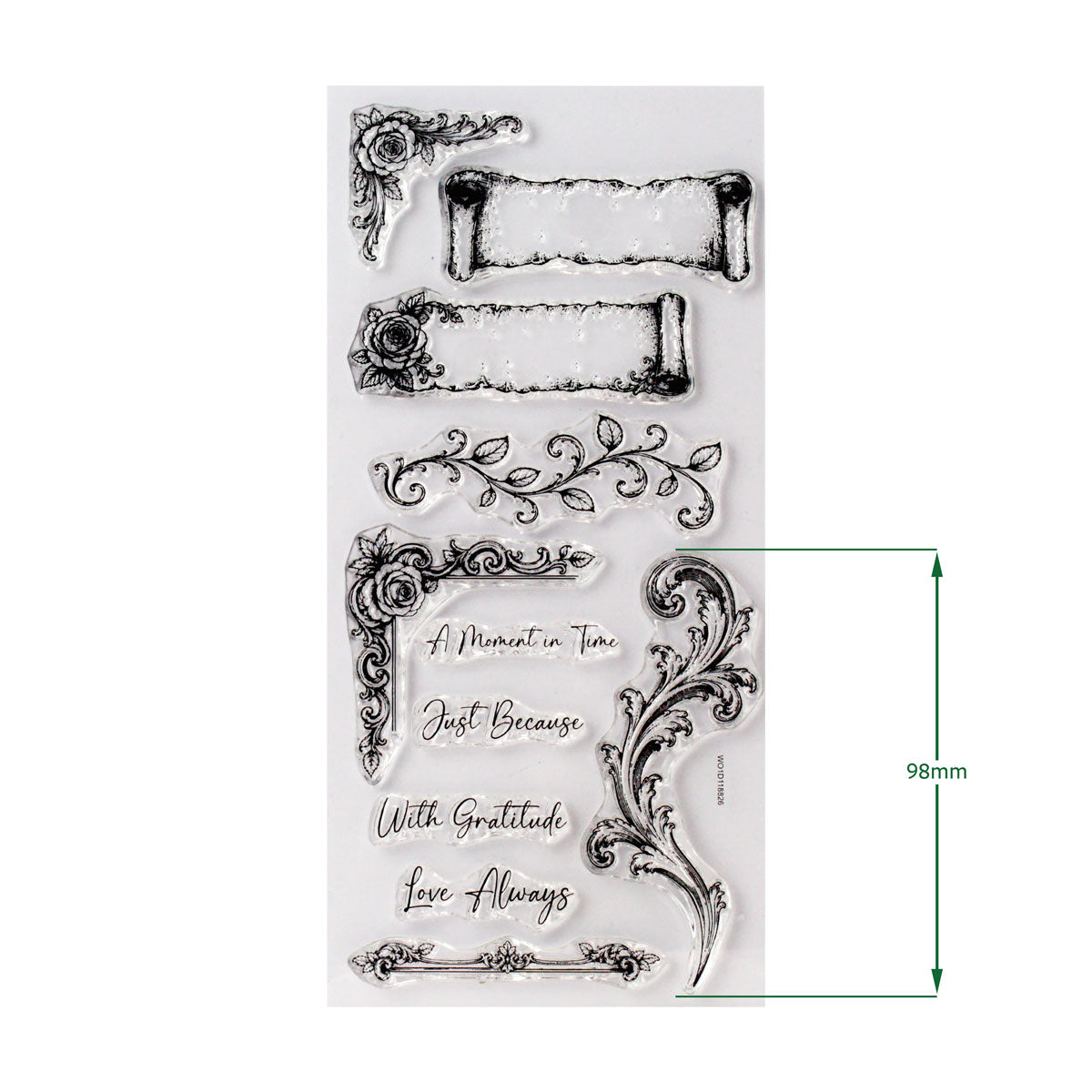 Cosmic Shimmer Finishing Touch, DL Stamp Set