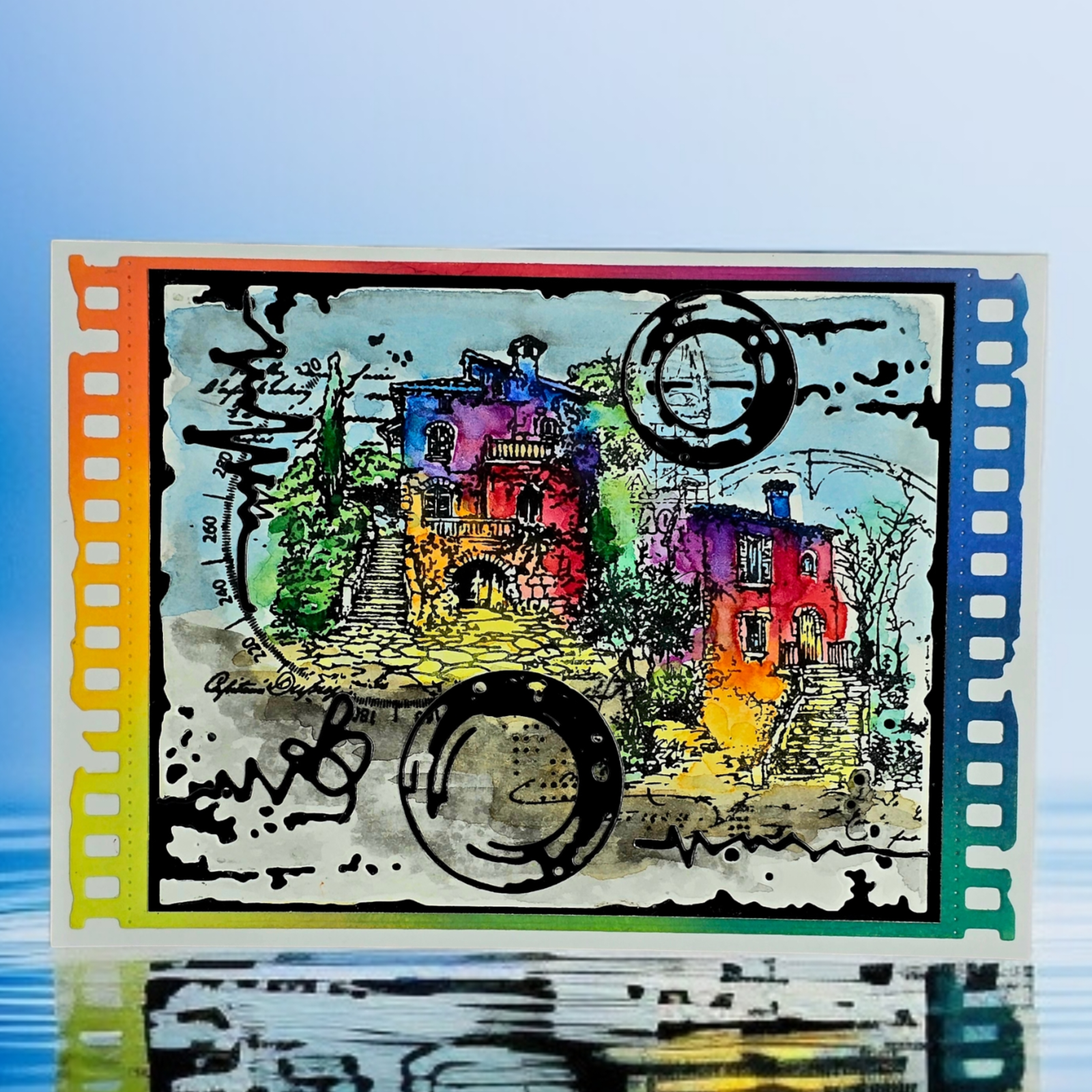 AALL and Create - A6 Stamp Set - Heritage Homes