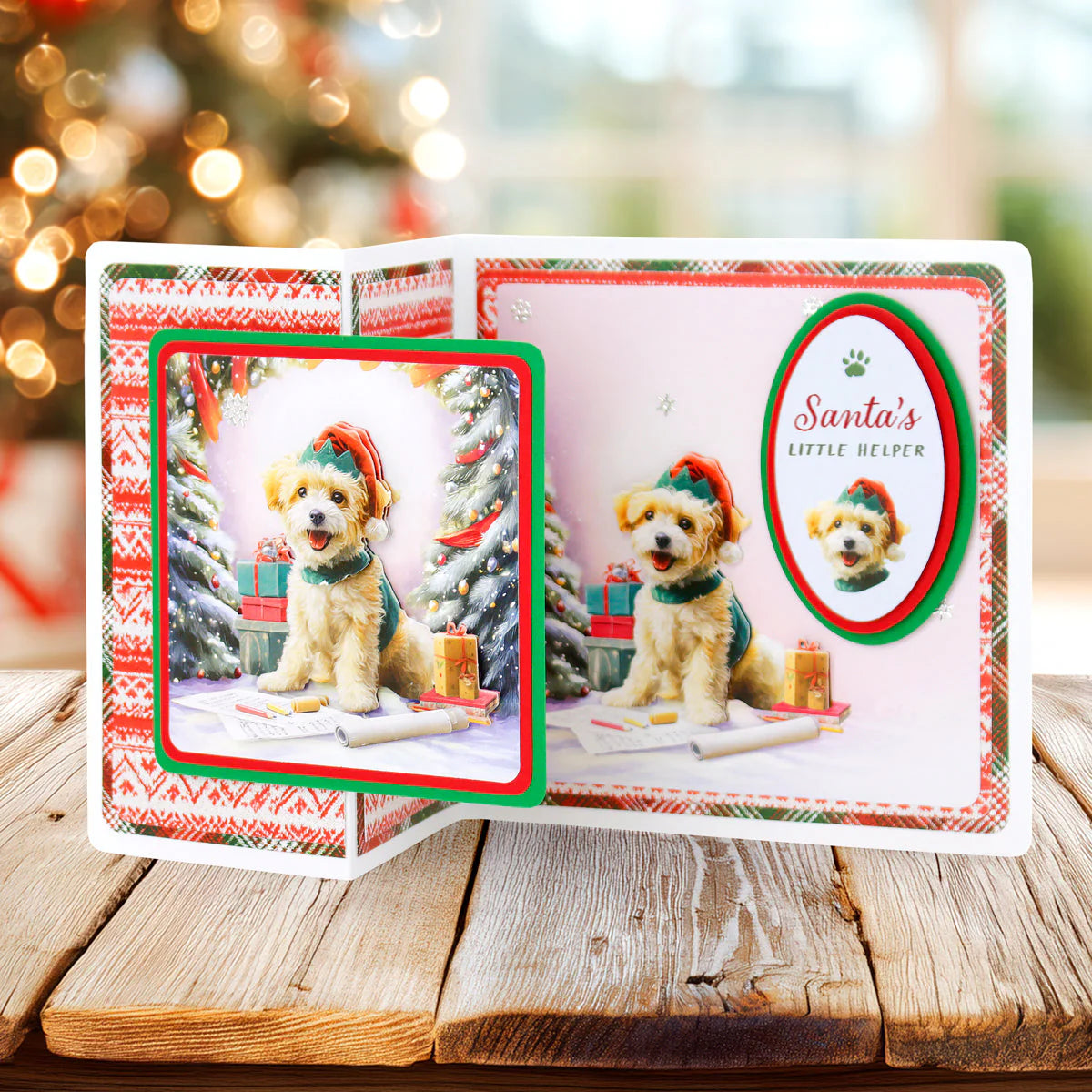 Katy Sue Santa Paws Die Cut Topper & Decoupage Collection