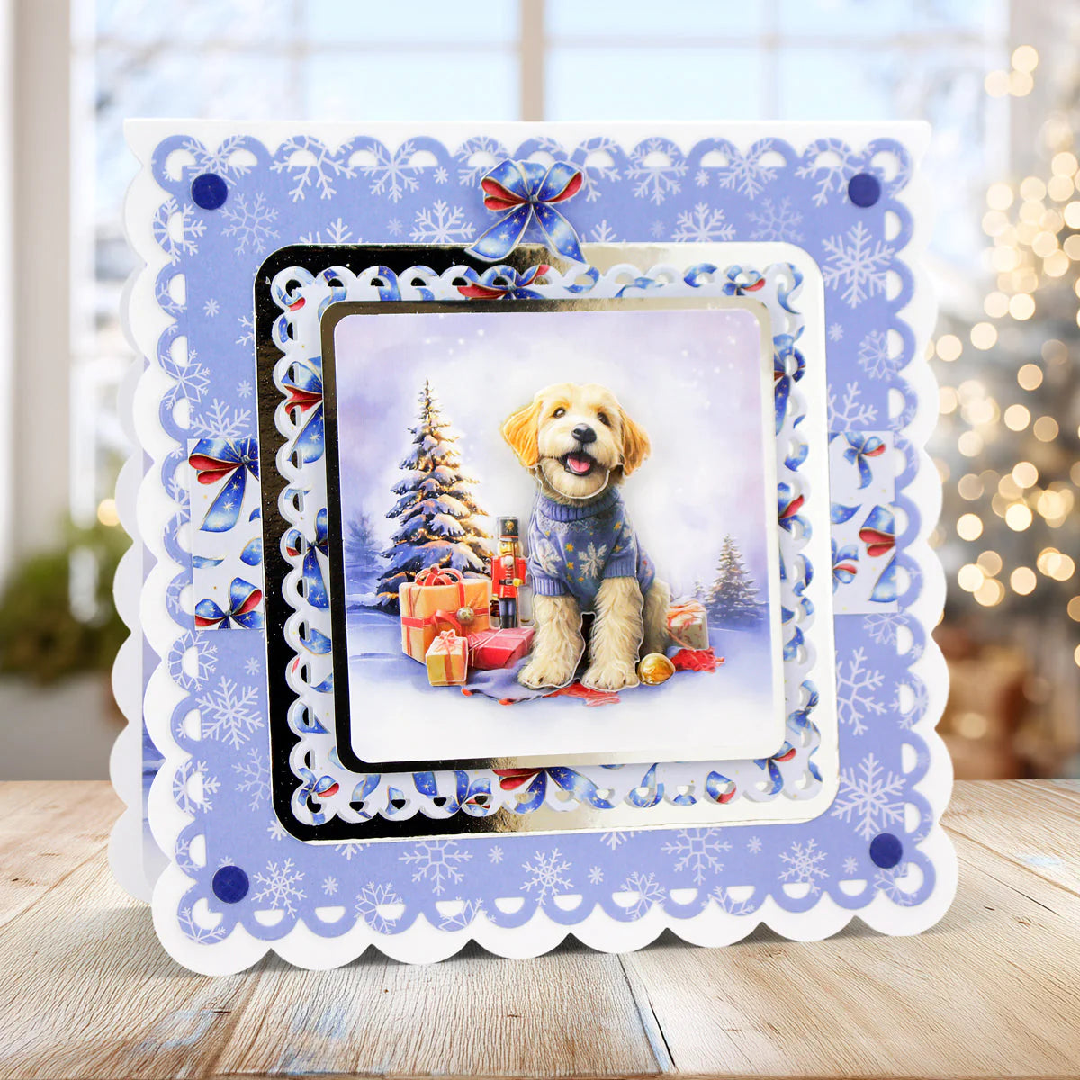 Katy Sue Santa Paws Die Cut Topper & Decoupage Collection