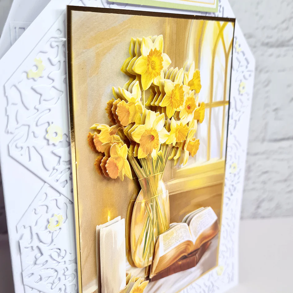Die Cut Decoupage – Daffodil Window (pack of 3)