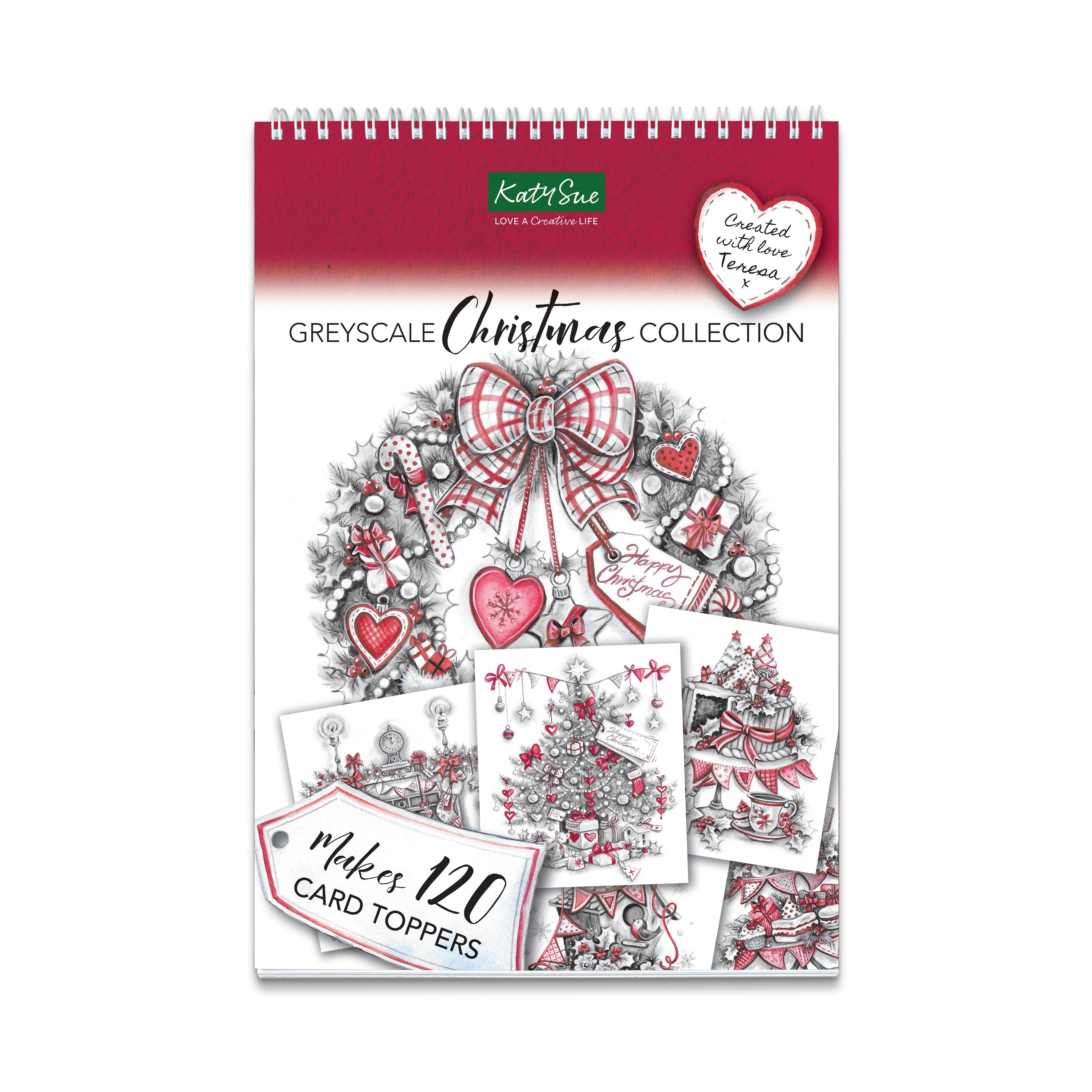 Greyscale Christmas Collection | Paper Craft Pad (Not Die Cut)