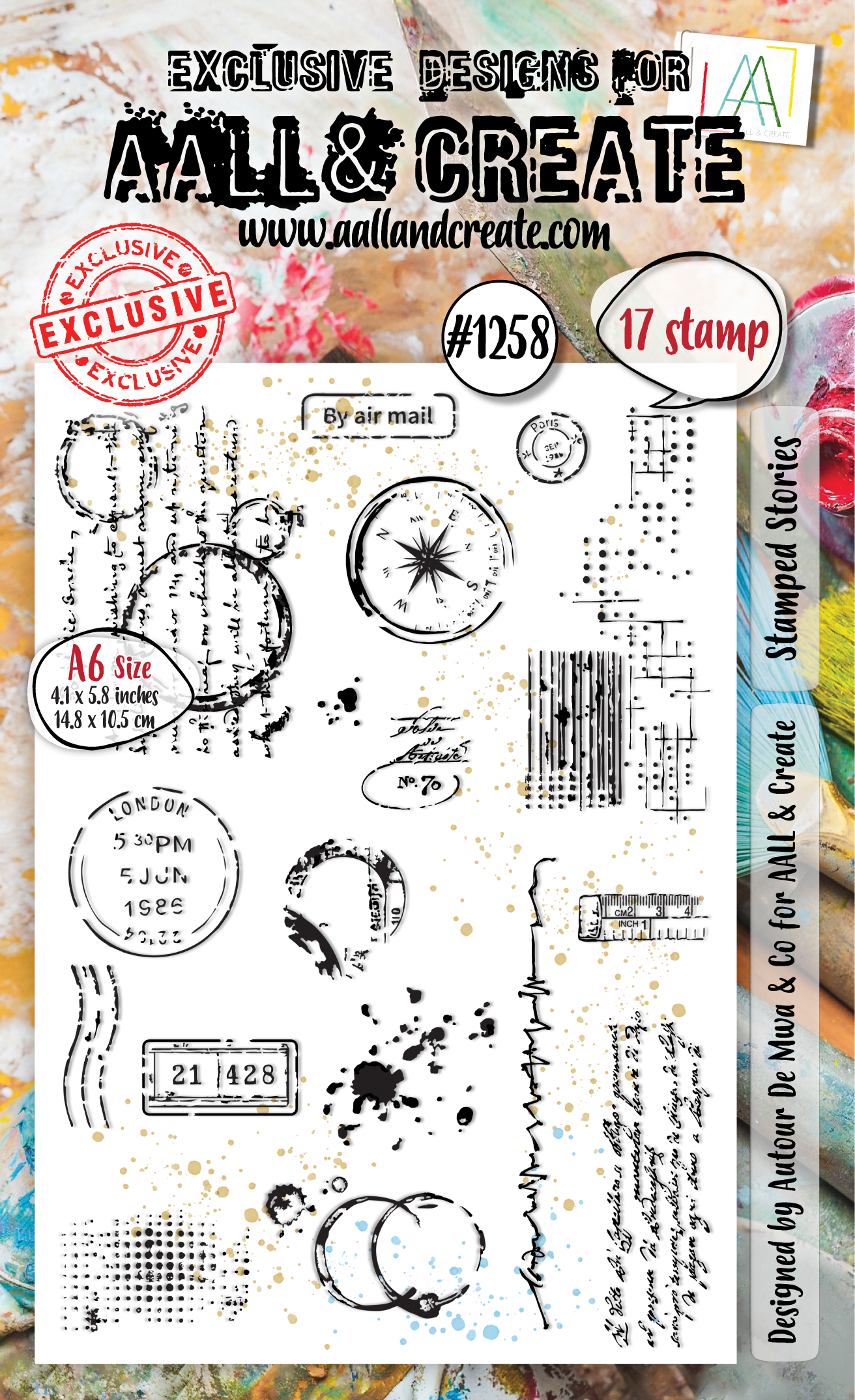 AALL and Create - A6 Stamp Set - Stamped Stories
