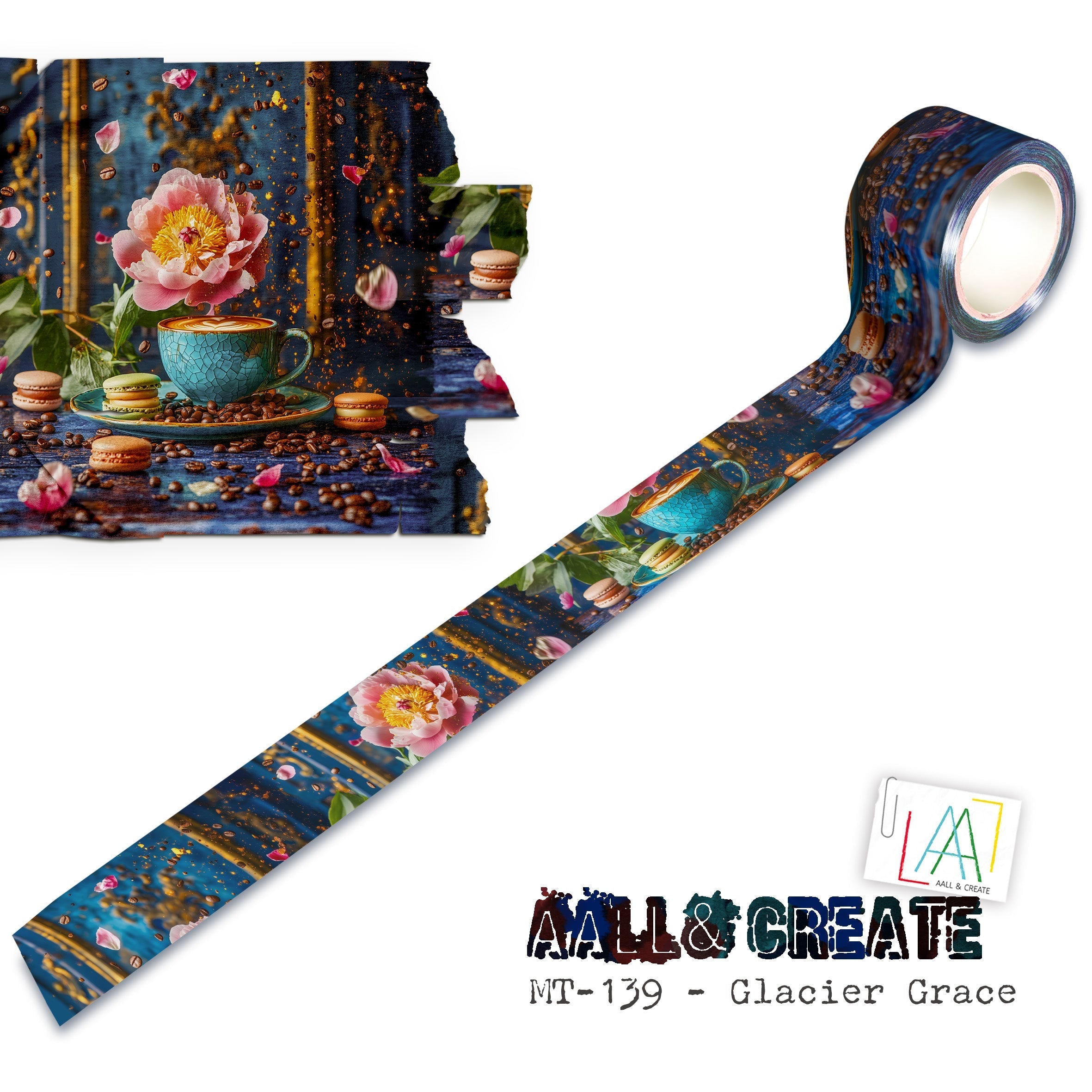 AALL and Create - Washi Tape 25mm x 10m - Glacier Grace (Layer-It-Up!)