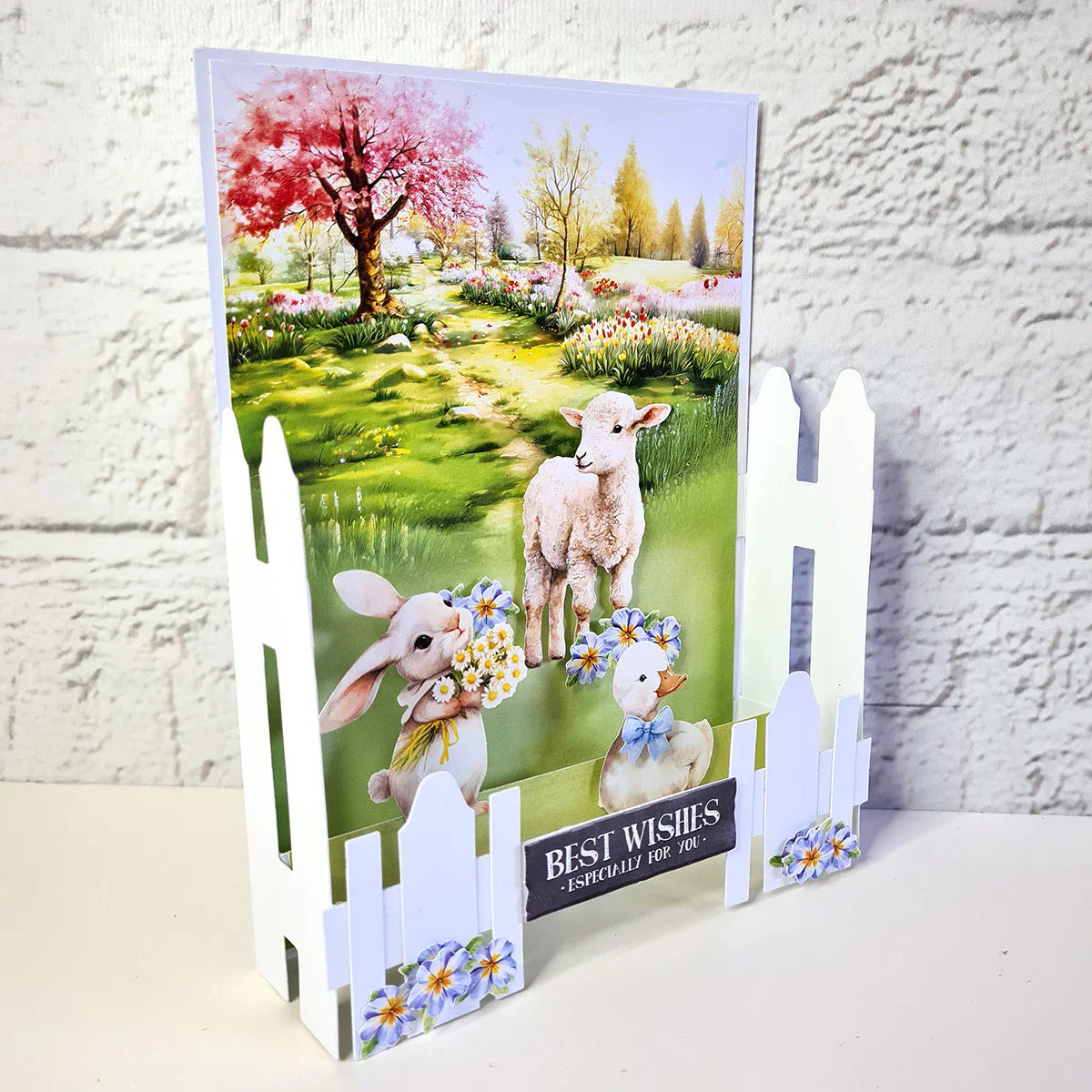 Spring Garden Picket Fence, Card Making Kit