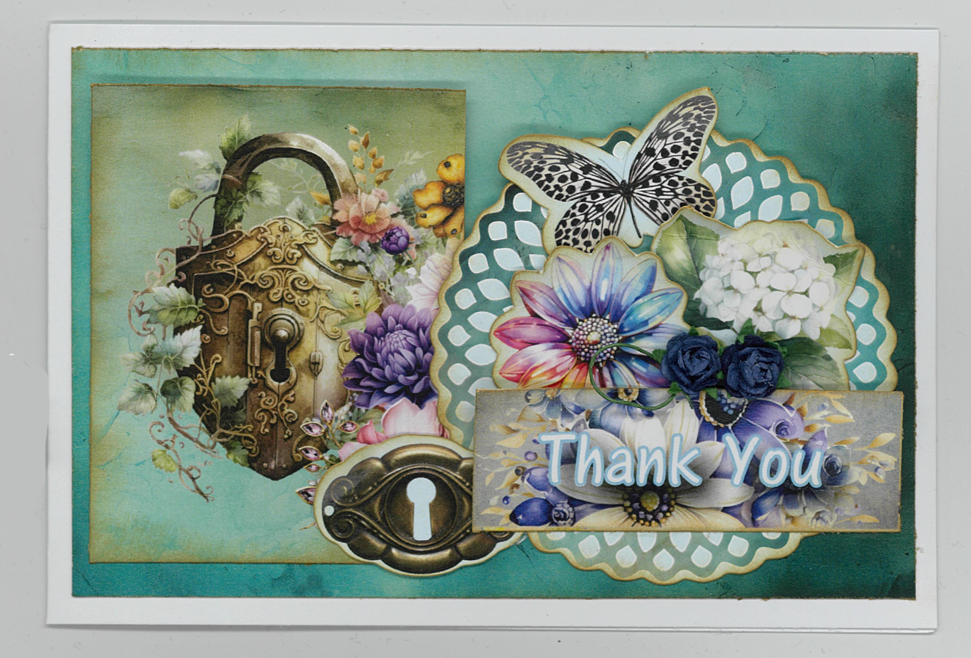 3Quarter Designs Floral Mechanica 6x4 Card Pack