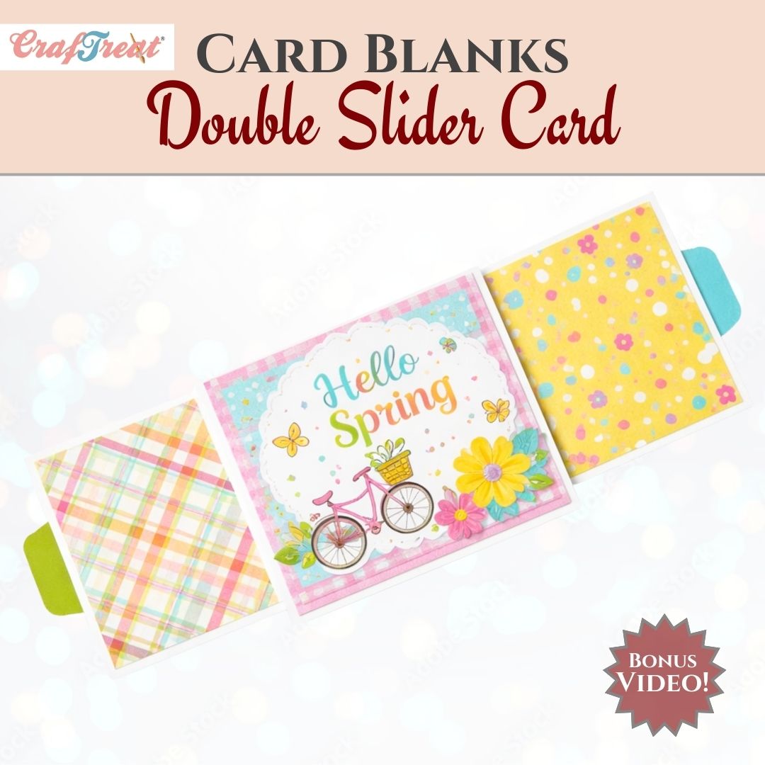 CrafTreat Card Blanks - Double Slider Card