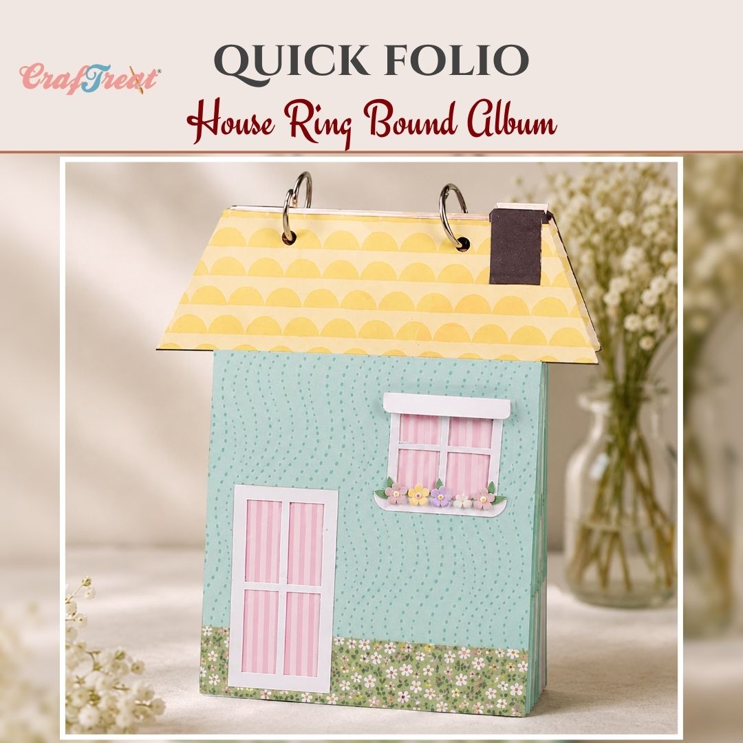 CrafTreat Quick Folio - House Ring Bound Album