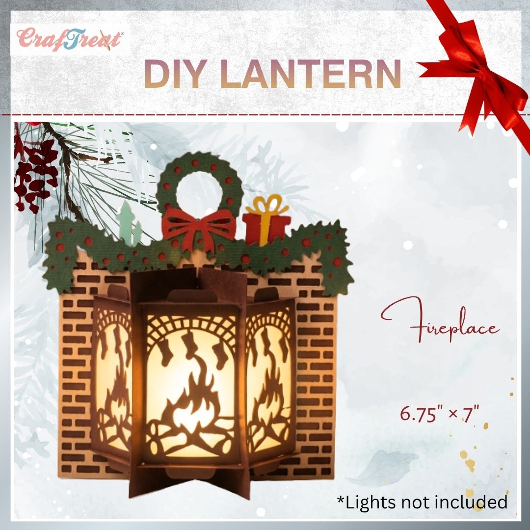 CrafTreat DIY Paper Lanterns - Fireplace