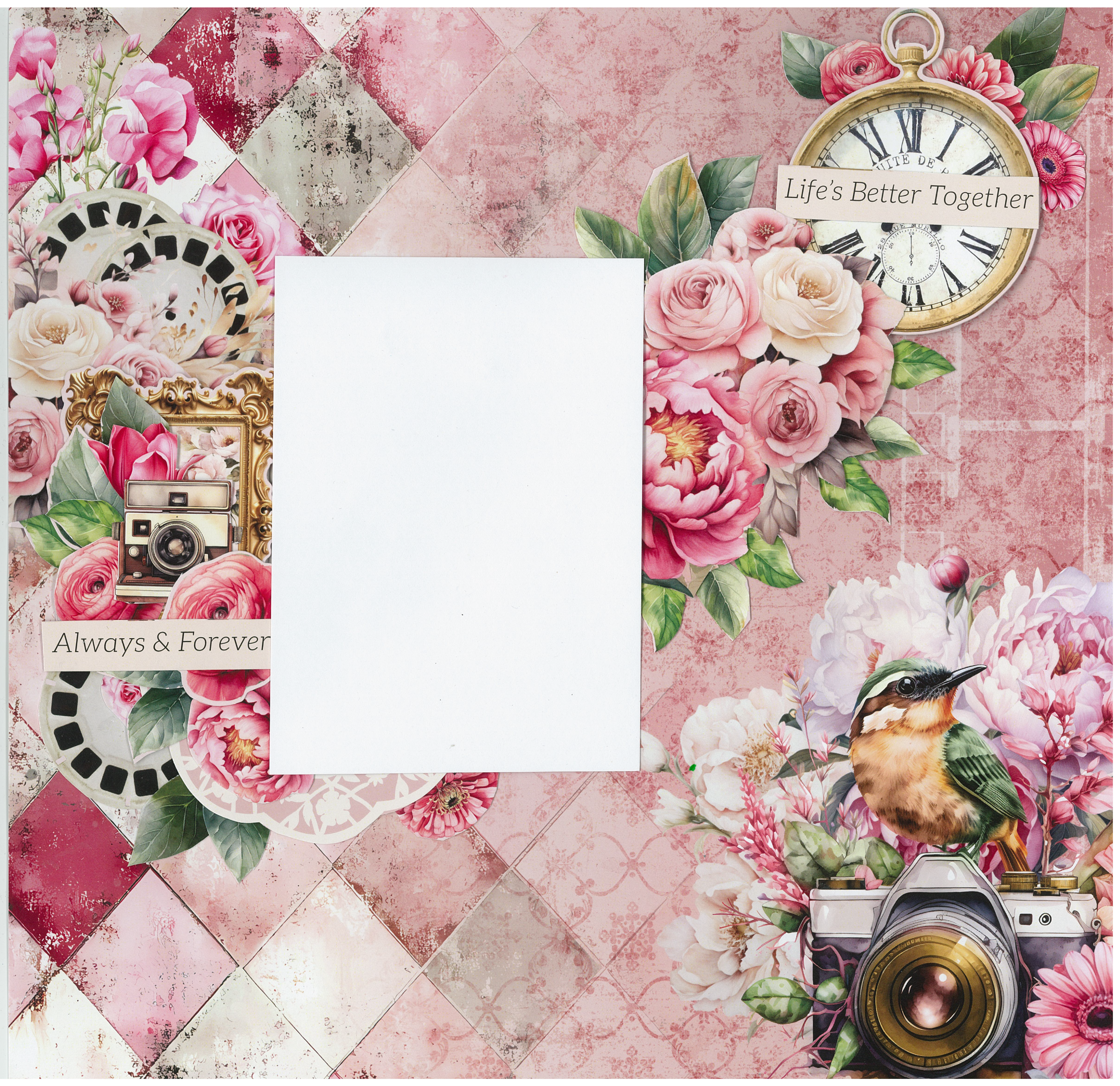 3Quarter Designs Shutter Glam 12x12 Designer Paper & Diecuts Set
