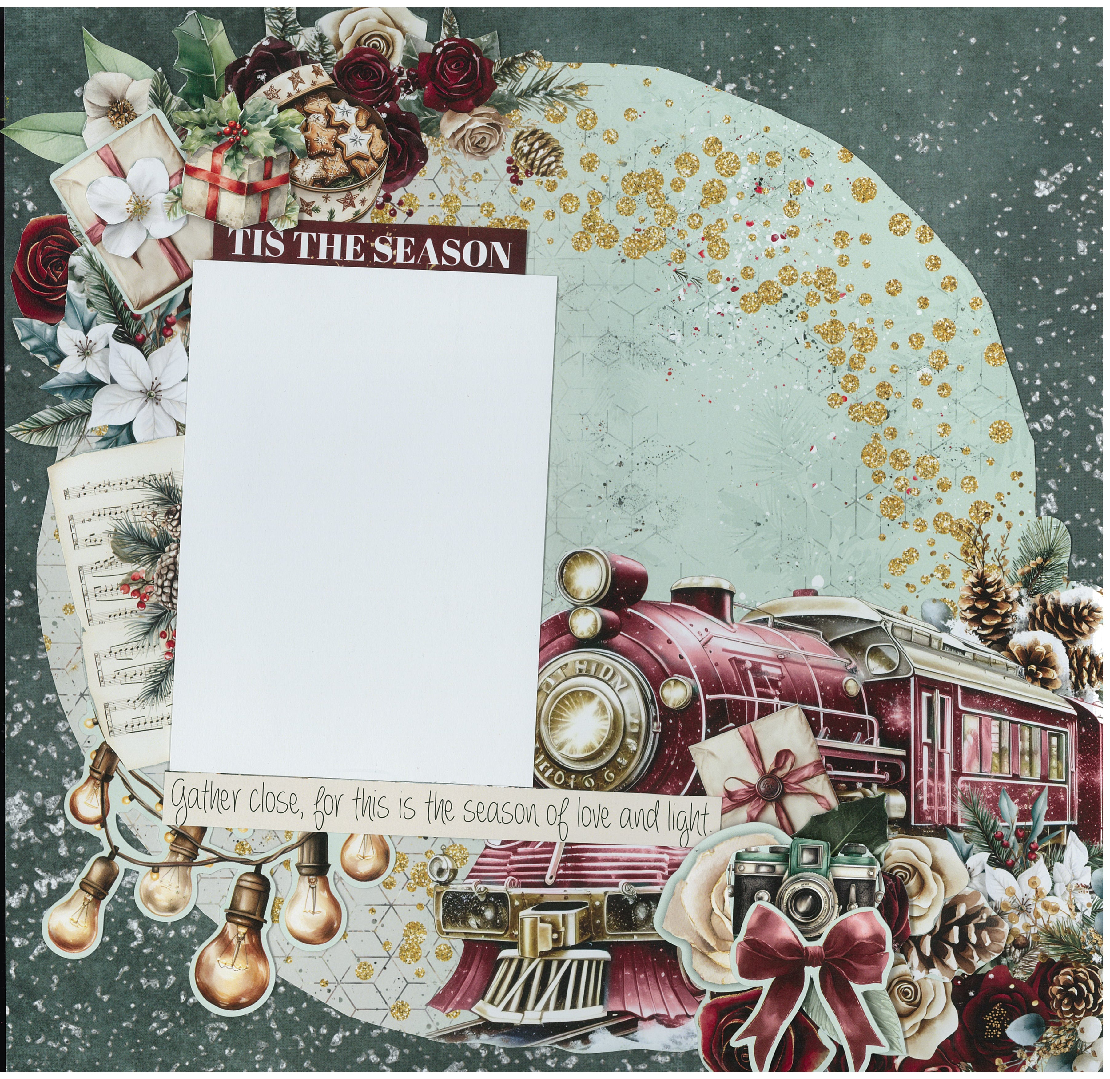 3Quarter Designs Silent Night 12x12 Designer Paper & Diecuts Set