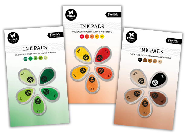 Studio Light Water Based Ink Pad Set of 3