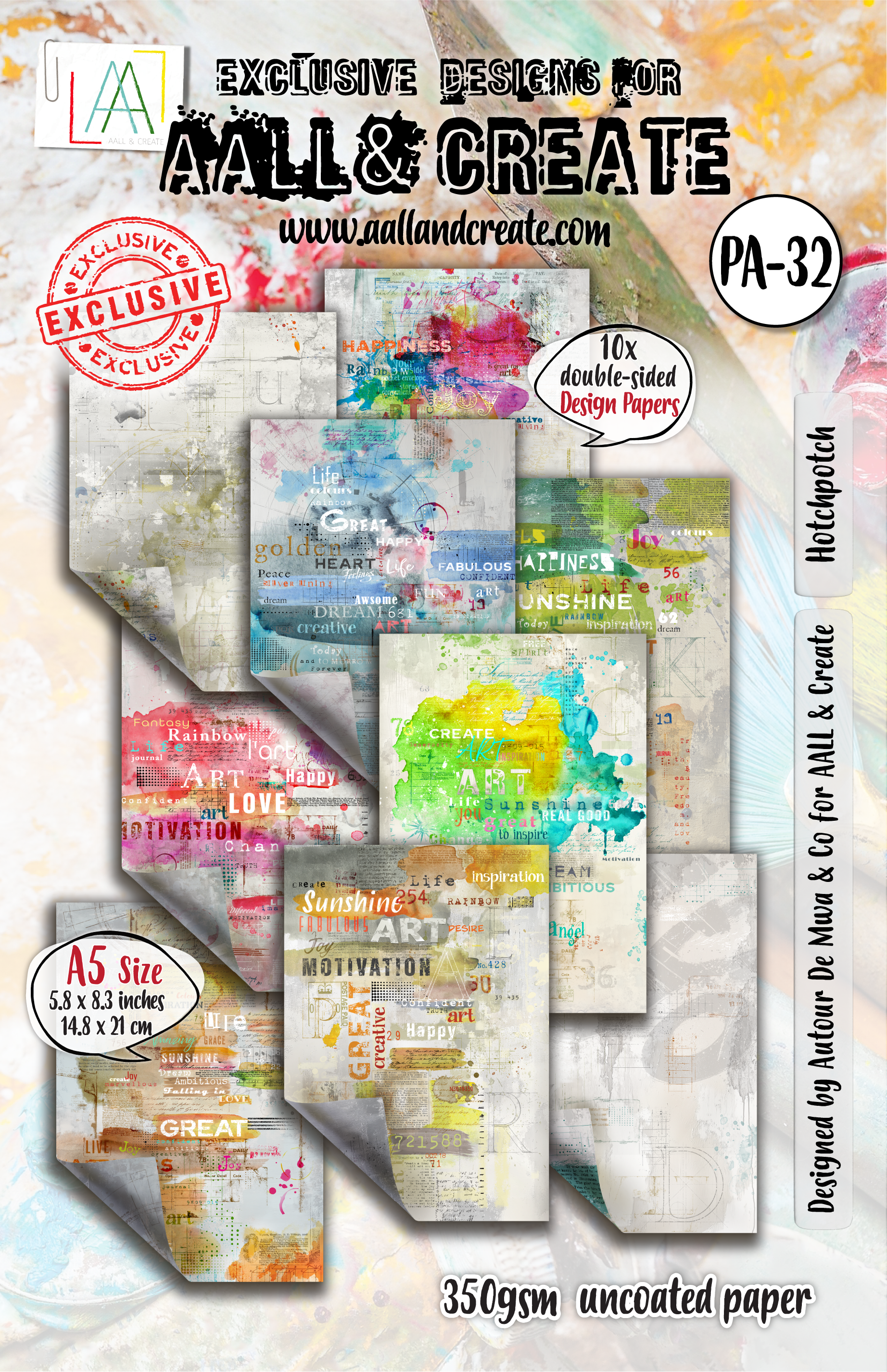 AALL and Create - A5 Design Paper - Hotchpotch