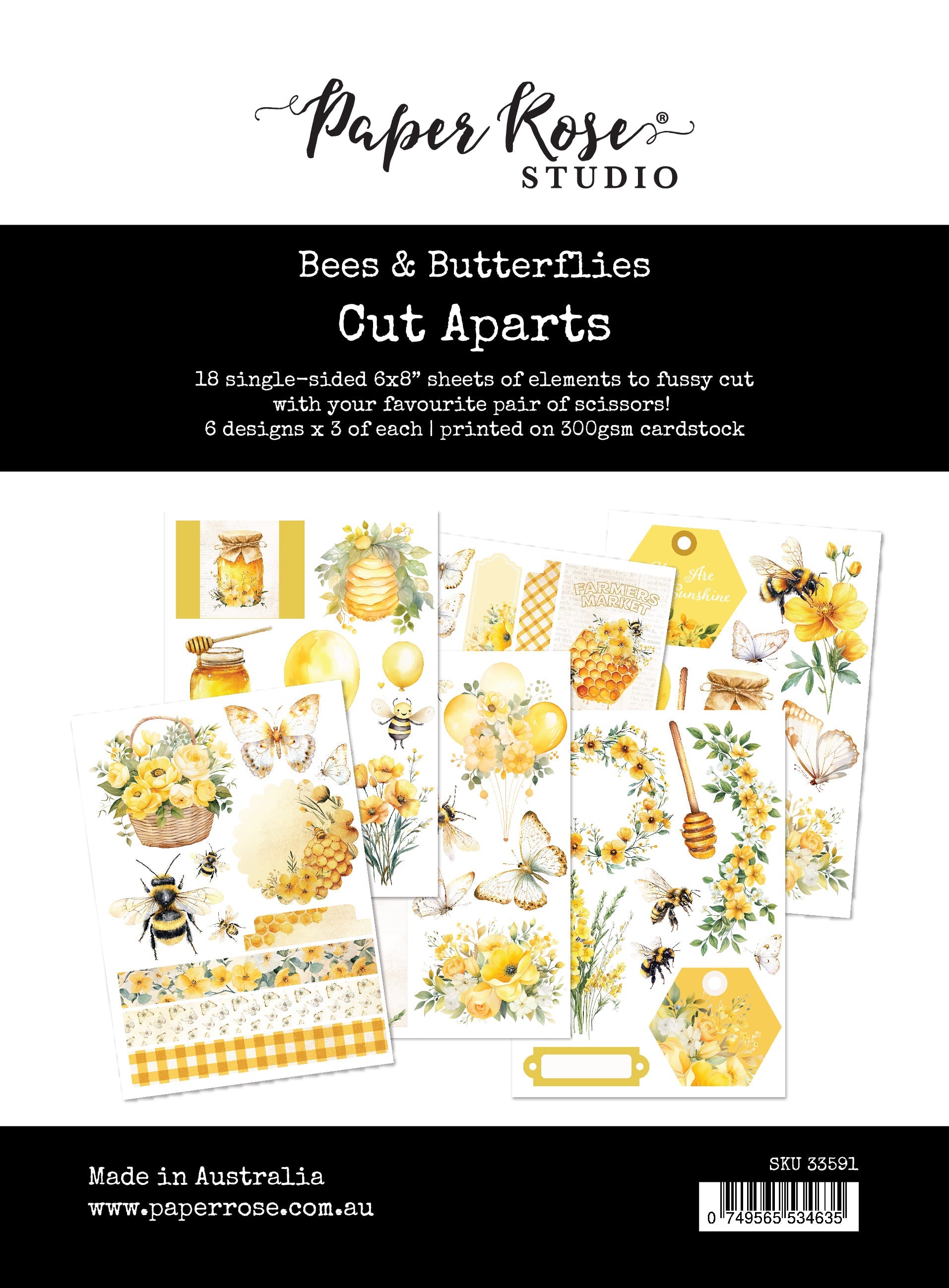Bees & Butterflies Cut Aparts 33591