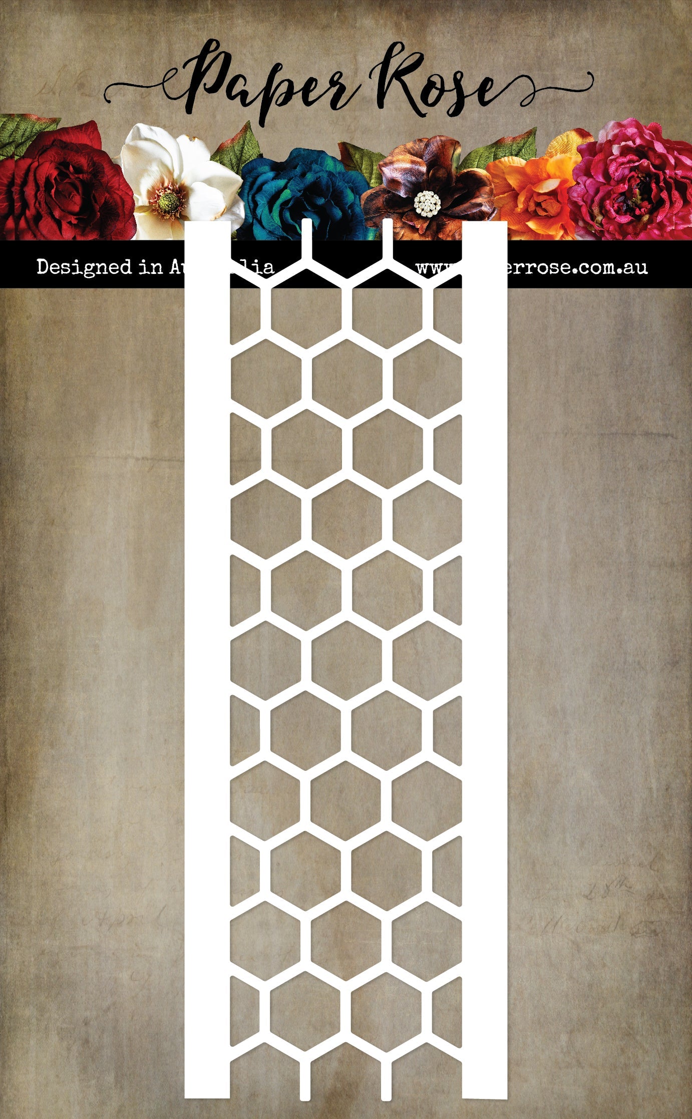 Honeycomb Border Metal Die 33897