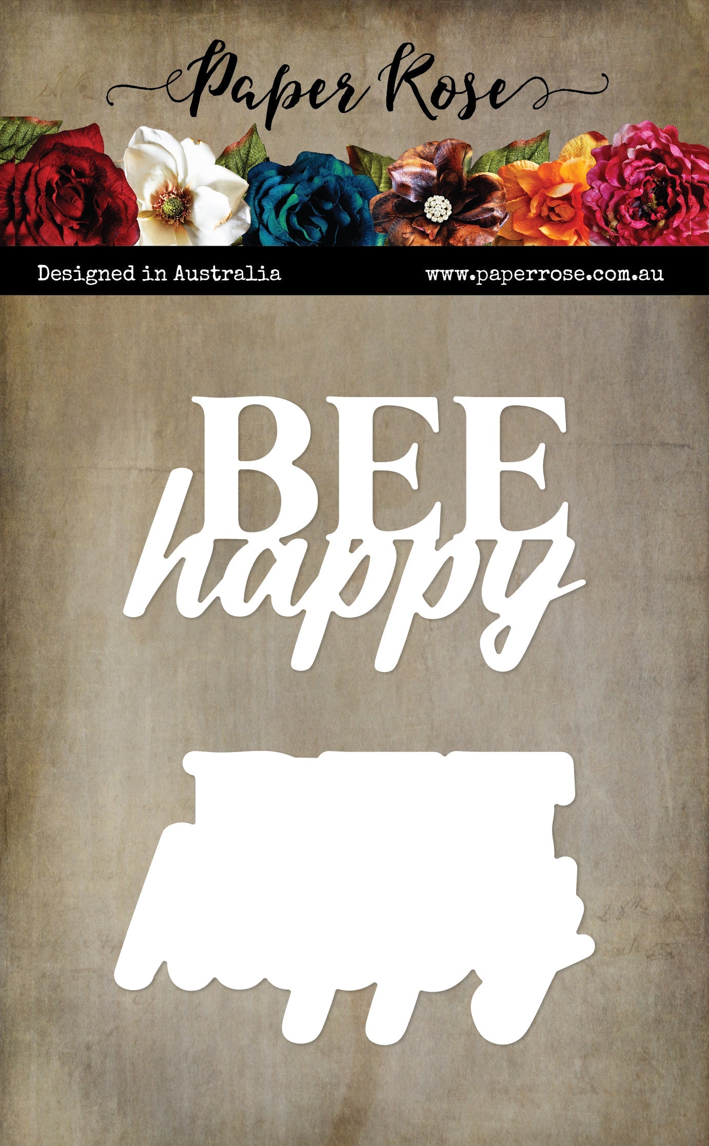 Bee Happy Layered Metal Dies 33936