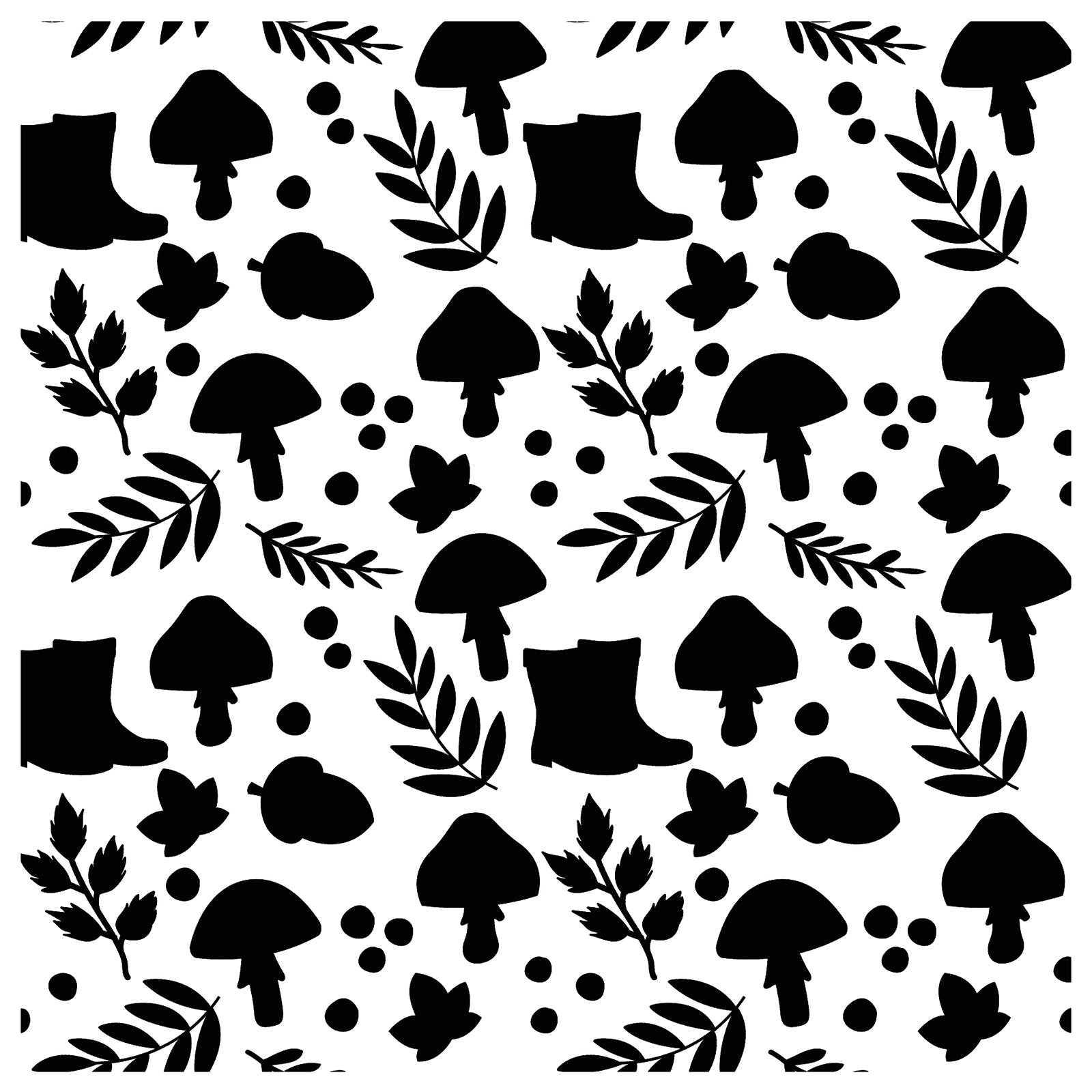 Vaessen Creative • Stencil Autumn Icons 5.9x5.9in