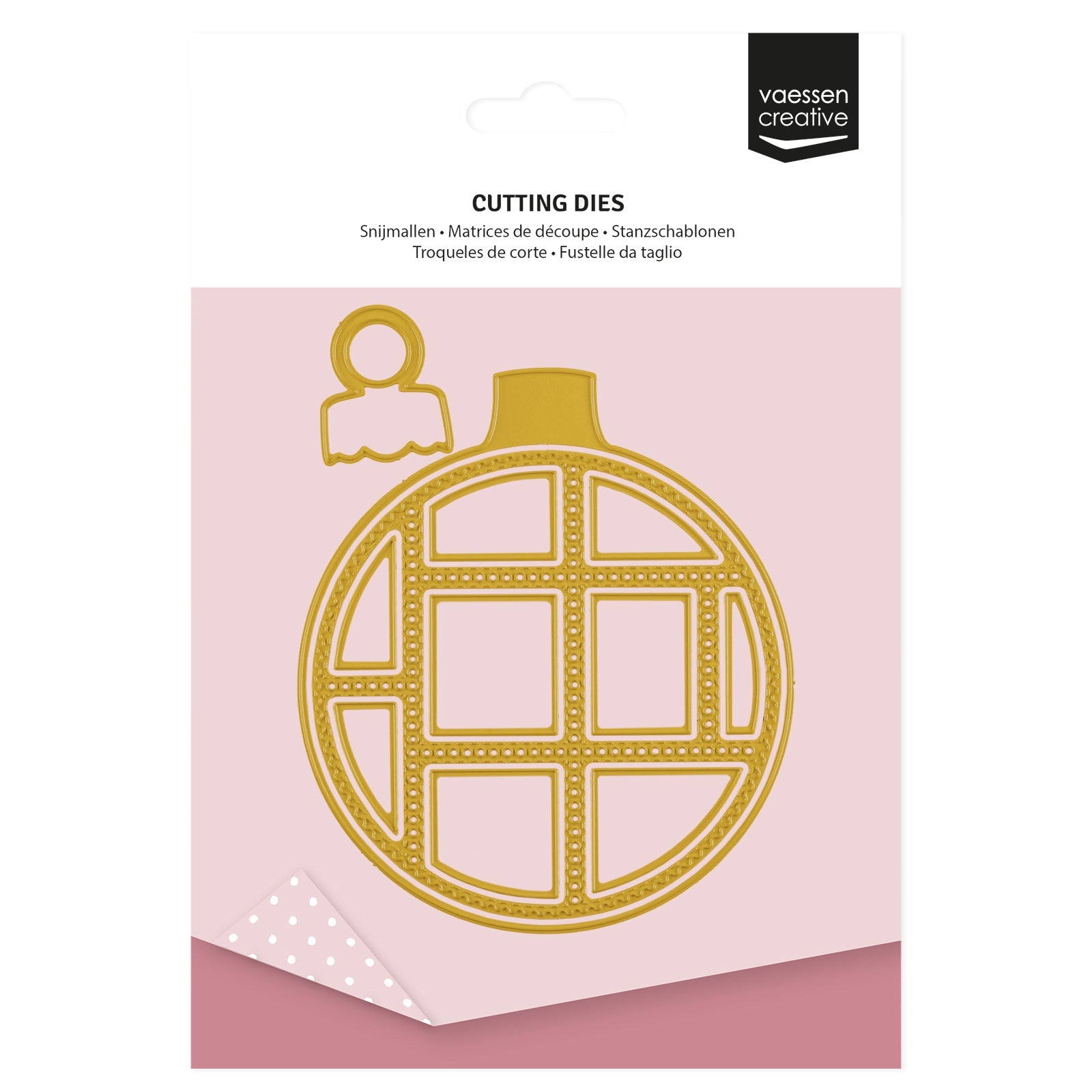 Vaessen Creative • Cutting Die Set Postal Bauble