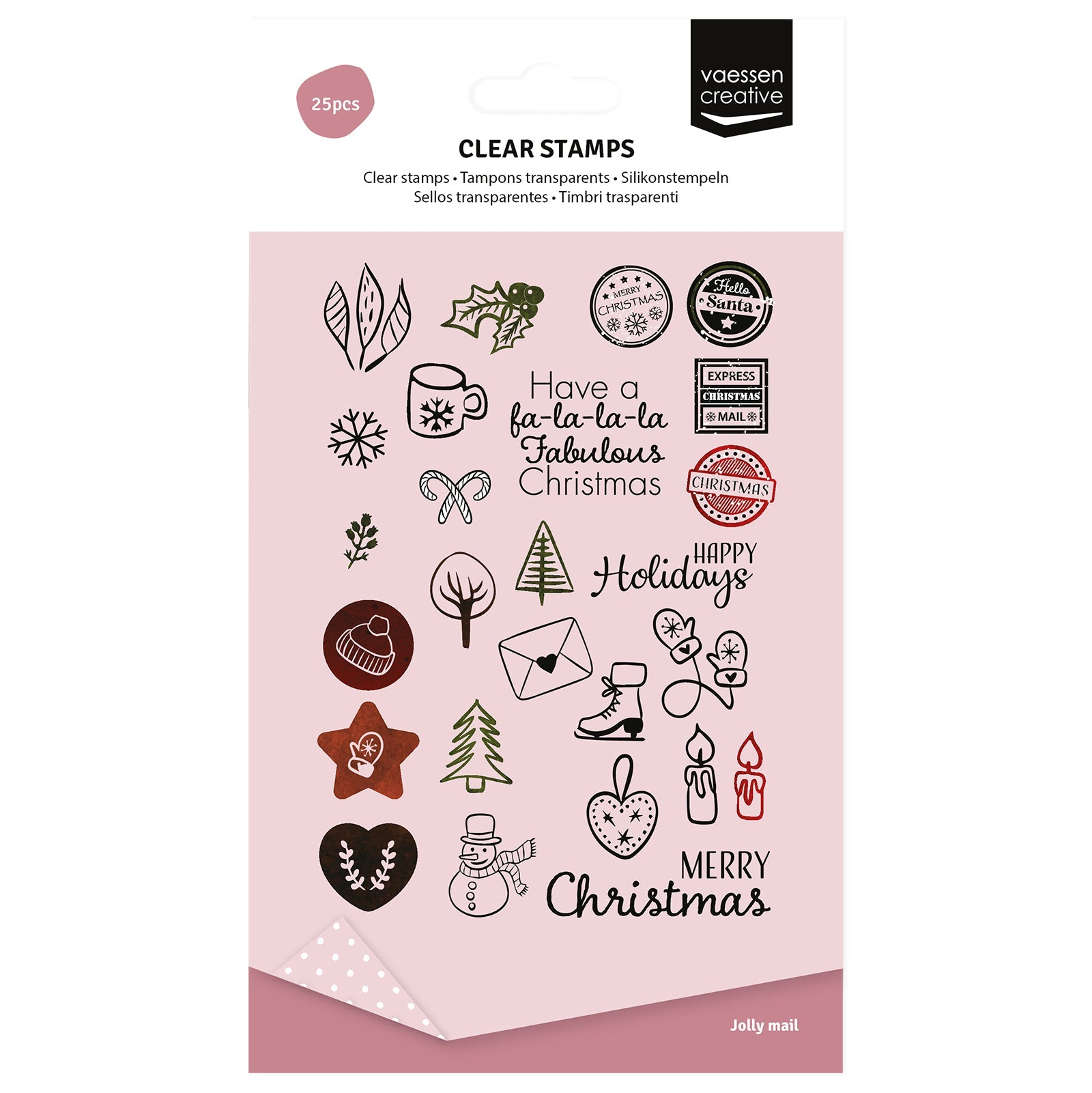 Vaessen Creative • Clear Stamps Falala Christmas