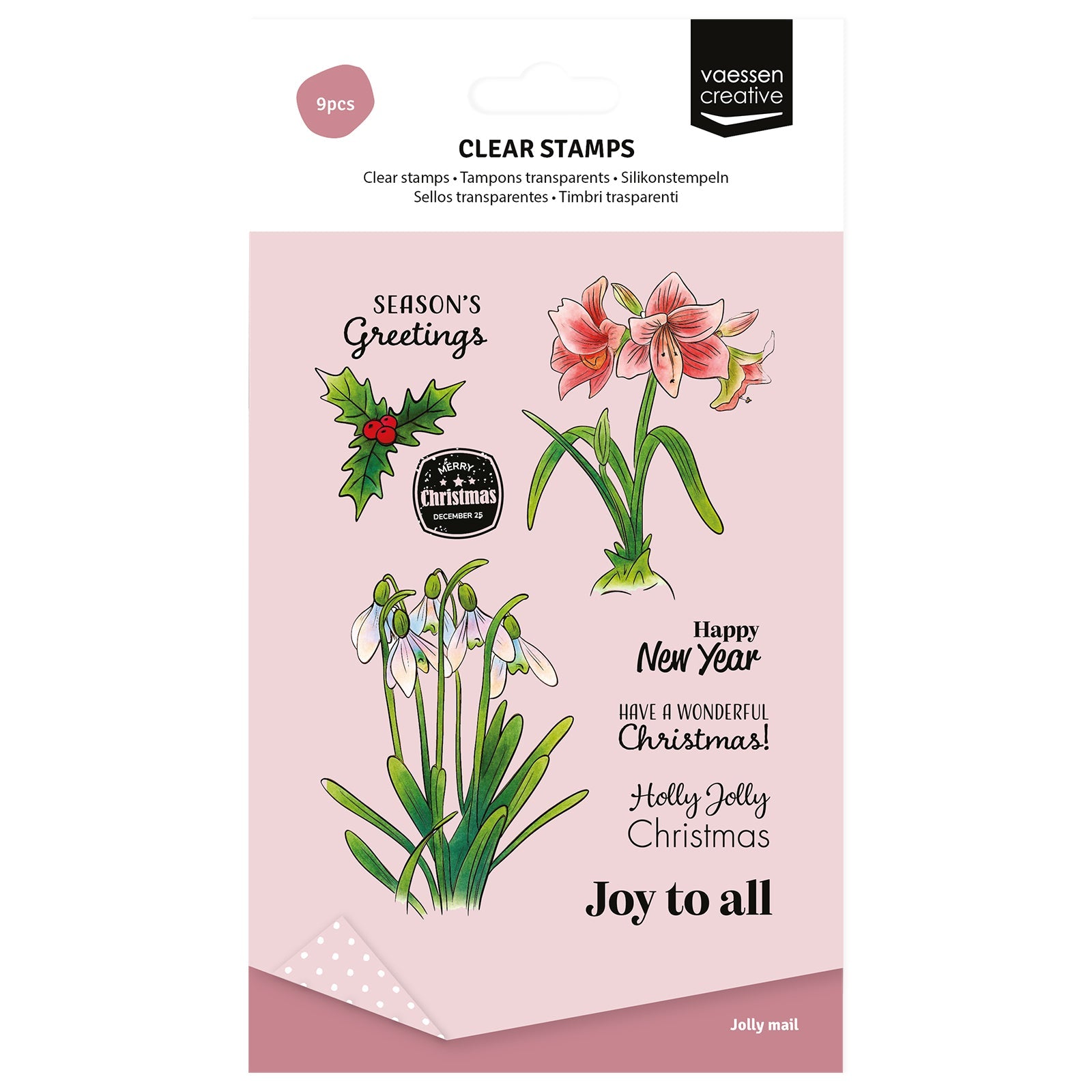 Vaessen Creative • Clear Stamps Joy To All