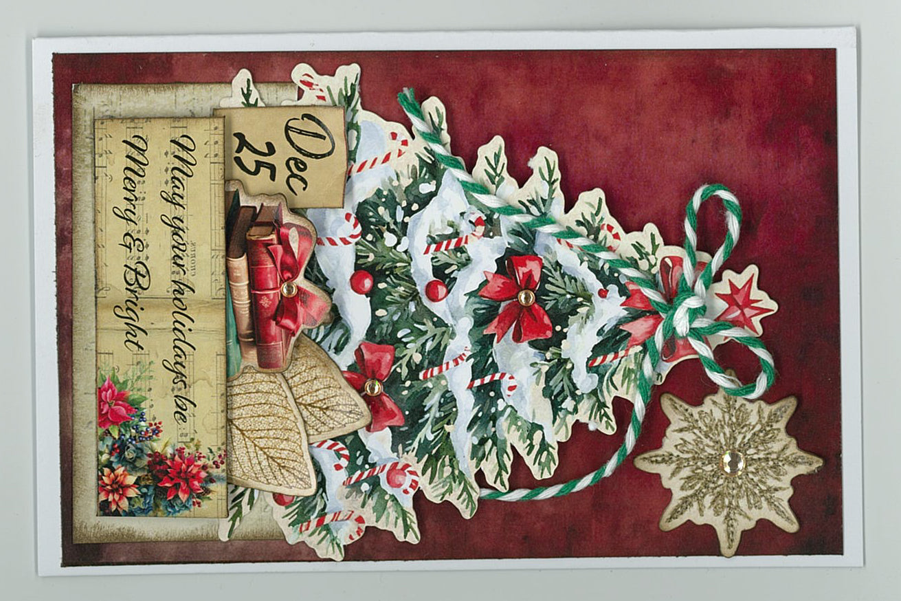 3Quarter Designs Holly Jolly 6x4 Card Pack