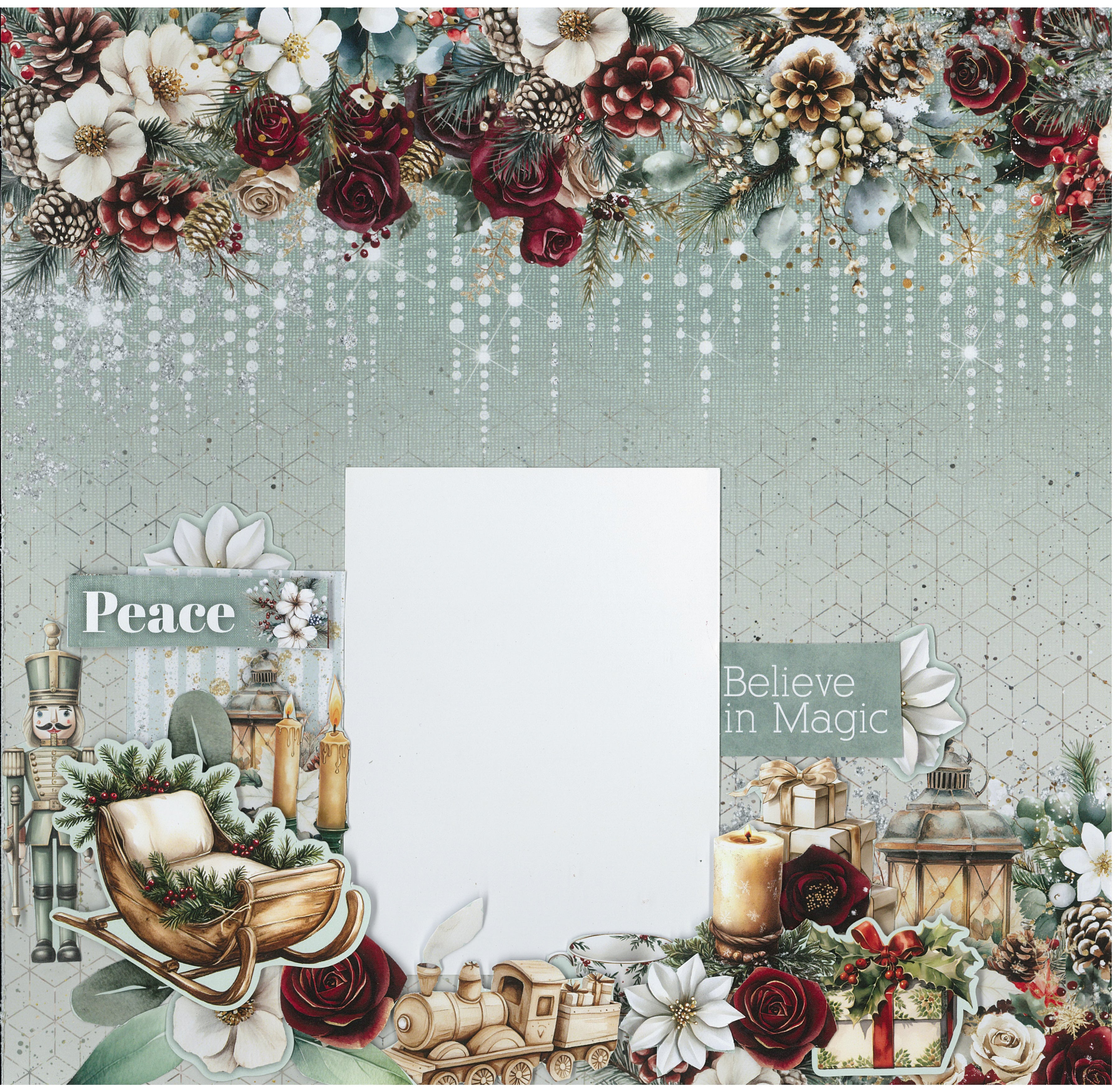3Quarter Designs Silent Night 12x12 Designer Paper & Diecuts Set