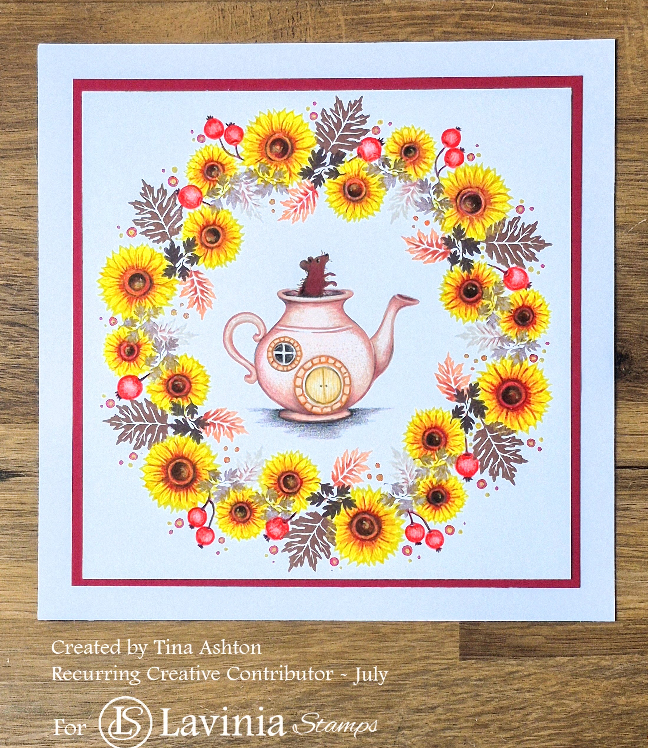 Lavinia Stamps - Teapot Cottage Stamp