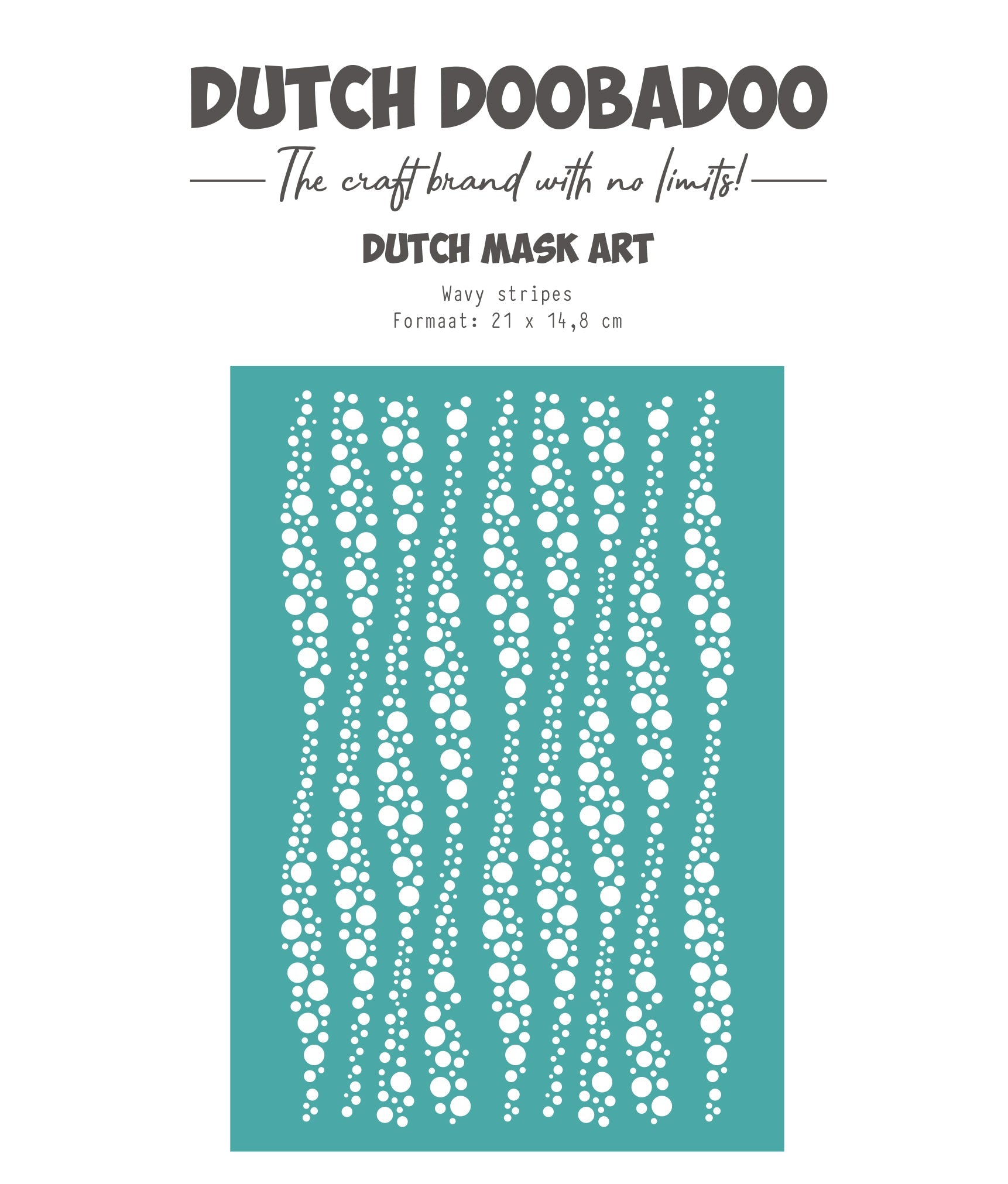 Dutch Doobadoo DDBD Dutch Mask Art Wavy Stripes A5