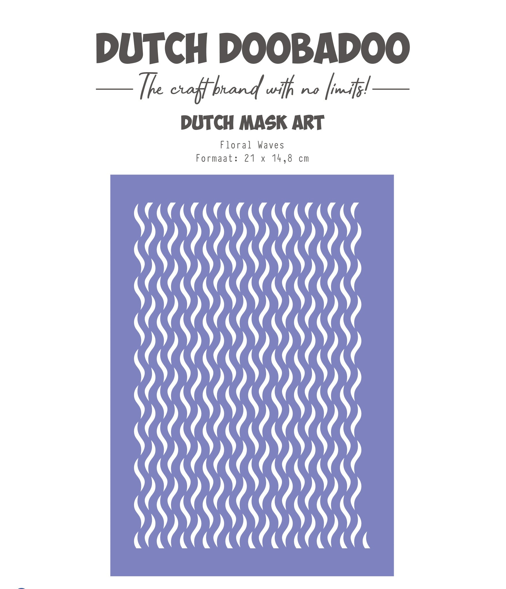 Dutch Doobadoo DDBD Dutch Mask Art Floral Waves A5