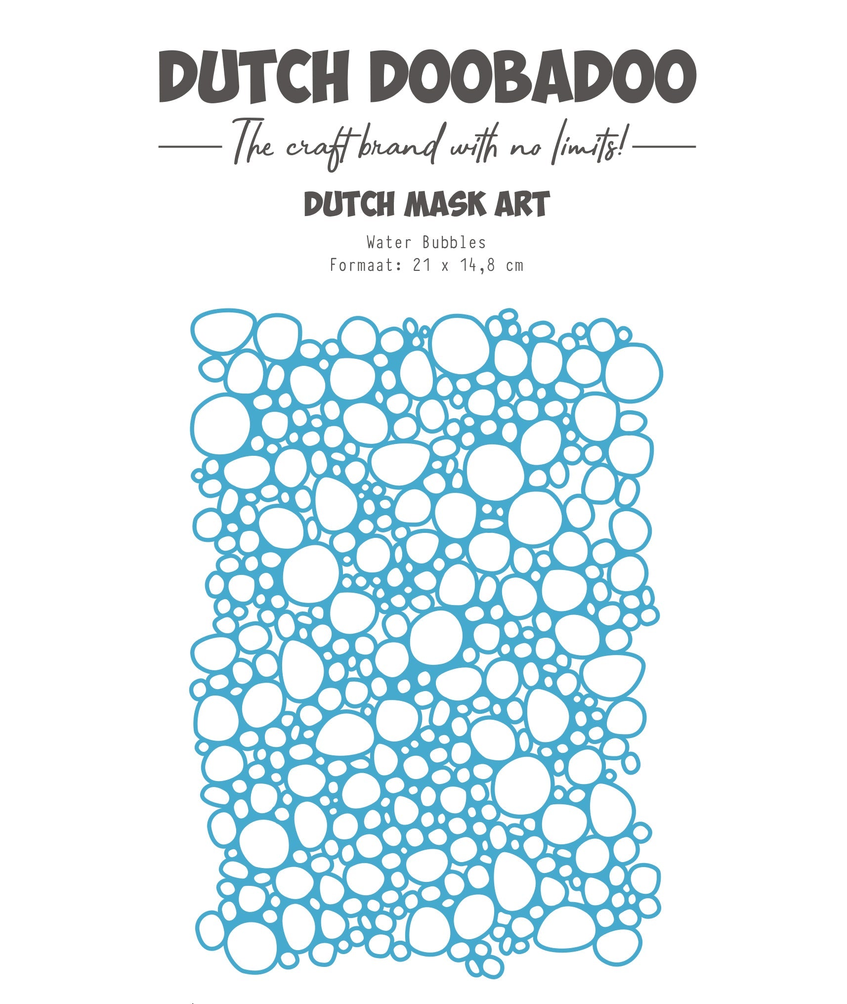 Dutch Doobadoo DDBD Dutch Mask Art Water Bubbles A5