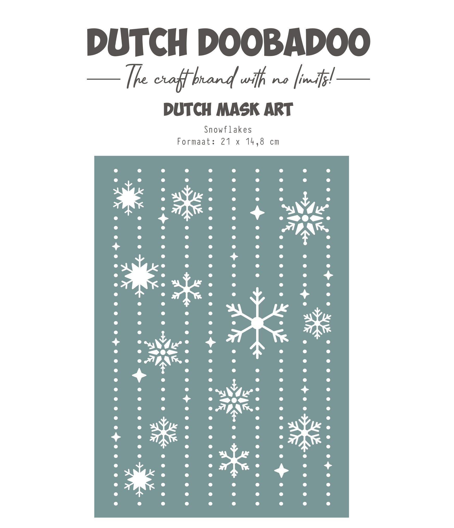 Dutch Doobadoo DDBD Dutch Mask Art Snowflakes A5