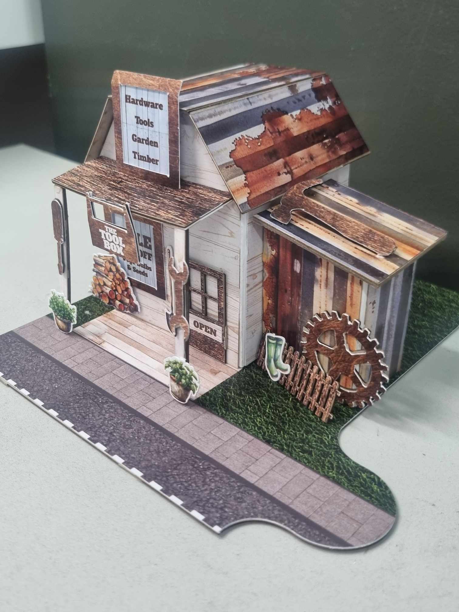 3Quarter Designs Lane Village - The Tool Box Hardware Store