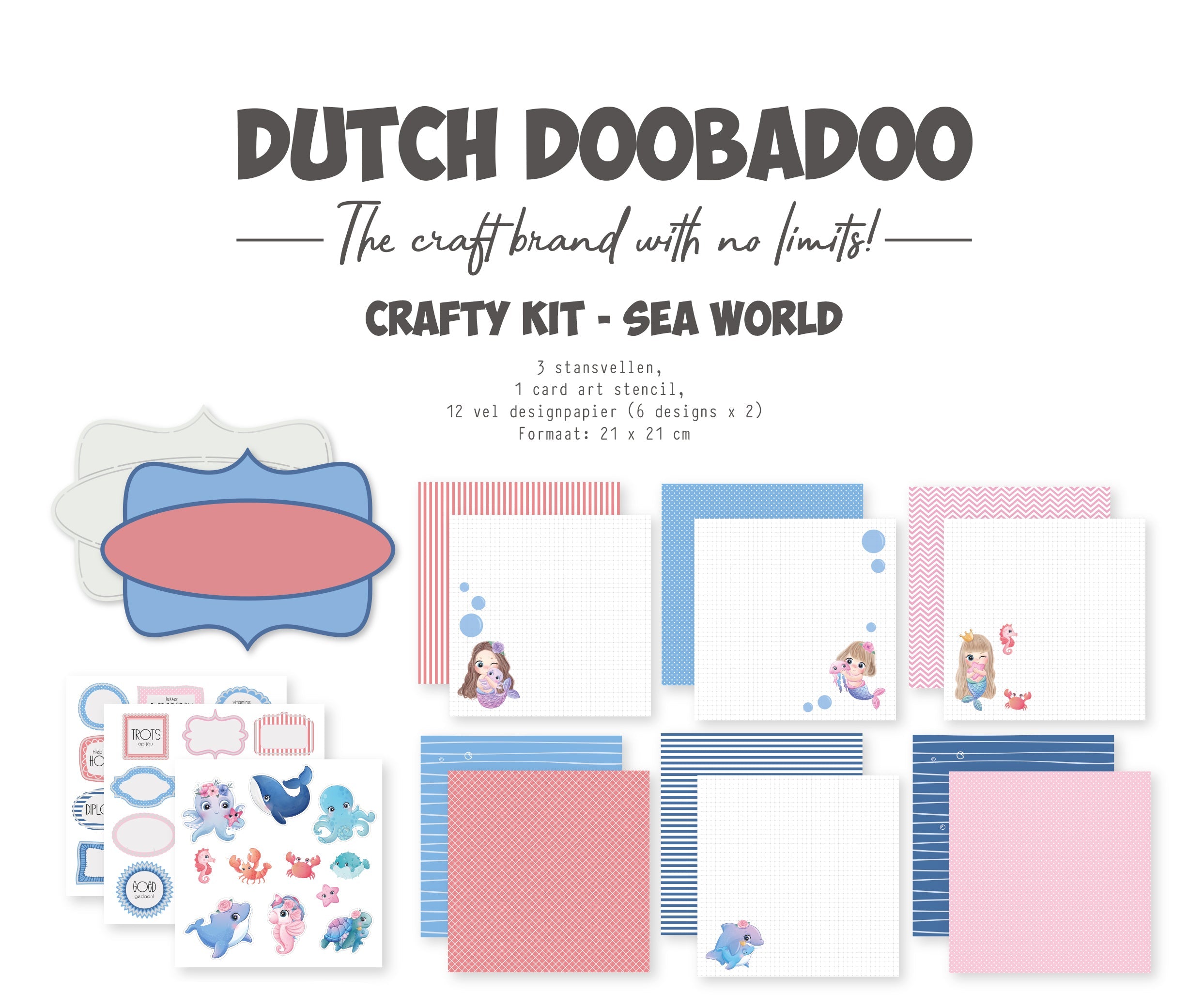 Dutch Doobadoo DDBD Craftykit Sea World