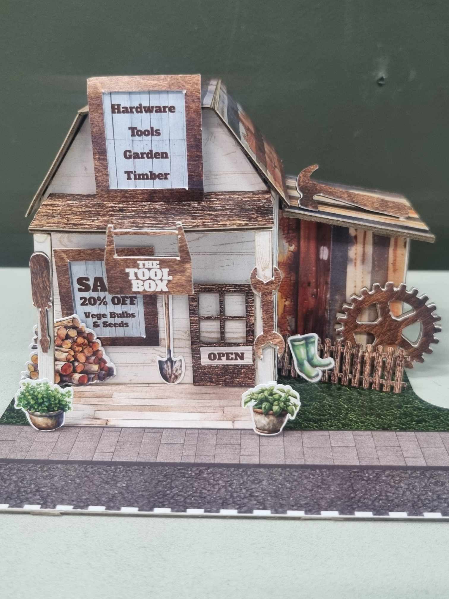 3Quarter Designs Lane Village - The Tool Box Hardware Store