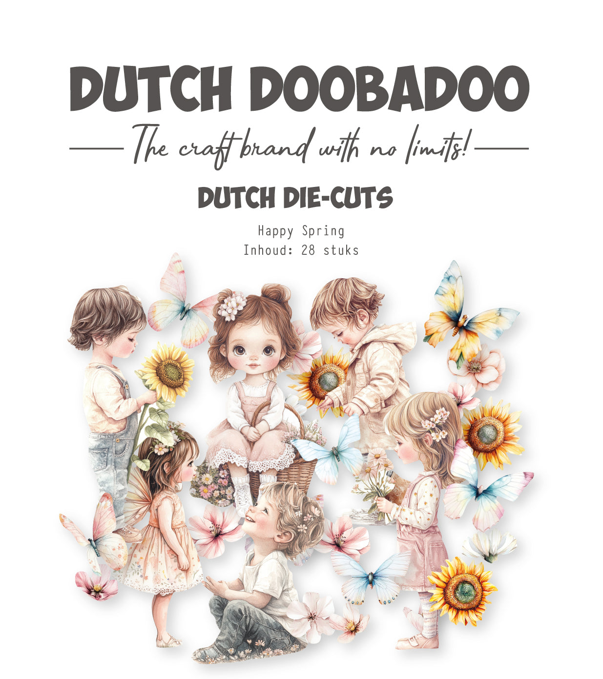 Dutch Doobadoo DDBD Collage Die-Cuts Happy Spring