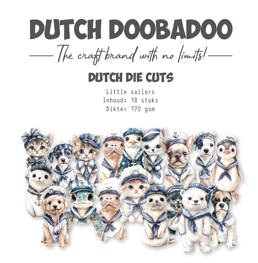 Dutch Doobadoo DDBD Collage Die-Cuts Little Sailor