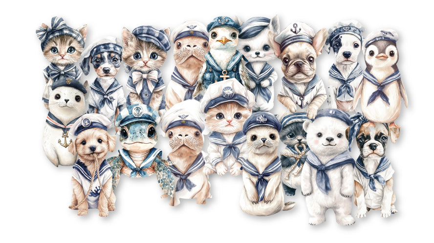 Dutch Doobadoo DDBD Collage Die-Cuts Little Sailor
