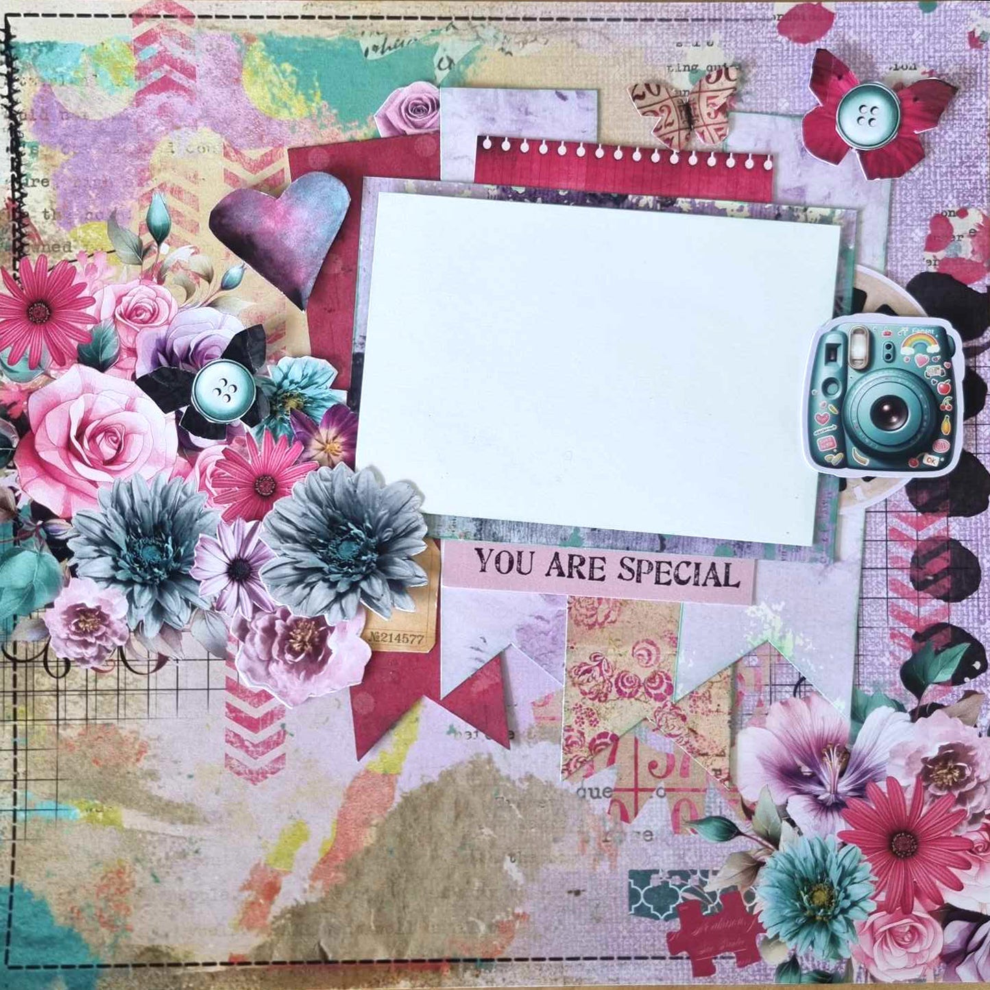 3Quarter Designs Teenage Dream 12x12 Design Paper & Diecuts Set