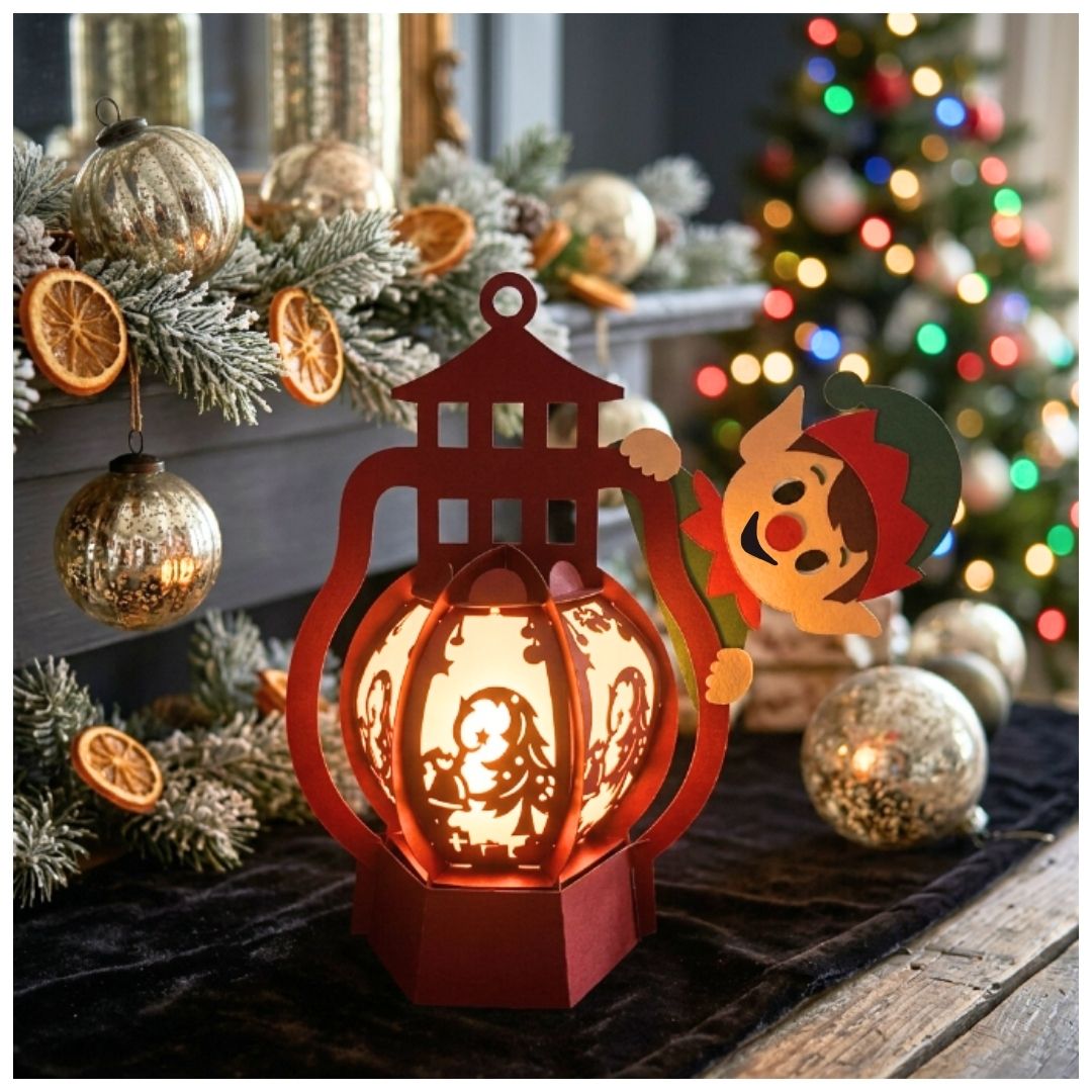 CrafTreat DIY Paper Lanterns - Elf Peeking