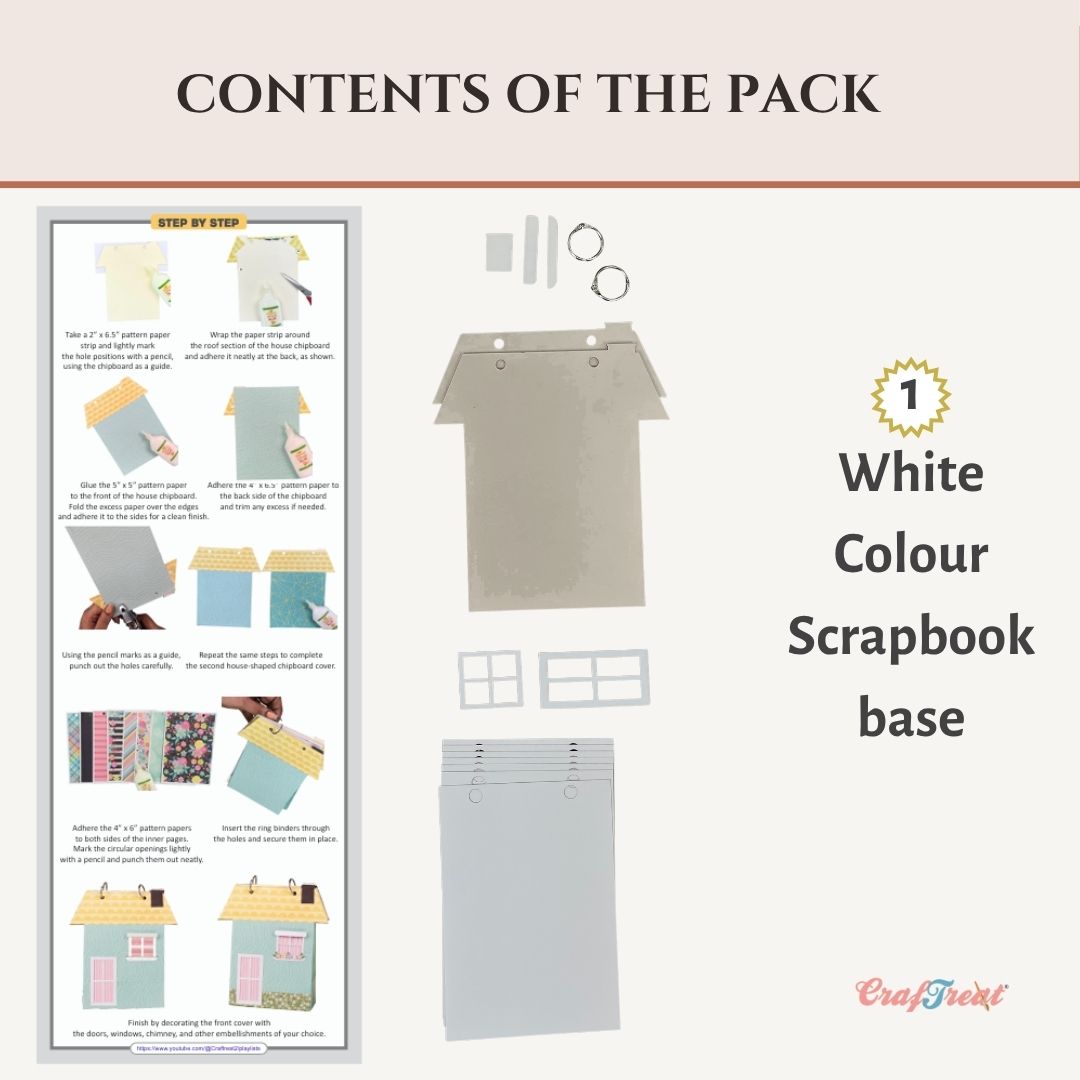 CrafTreat Quick Folio - House Ring Bound Album