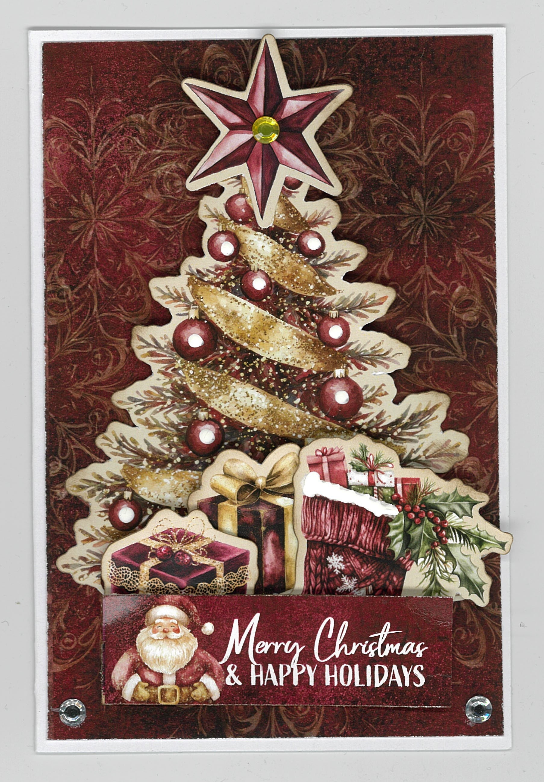 3Quarter Designs Sugarplum Wreath 6x4 Card Pack