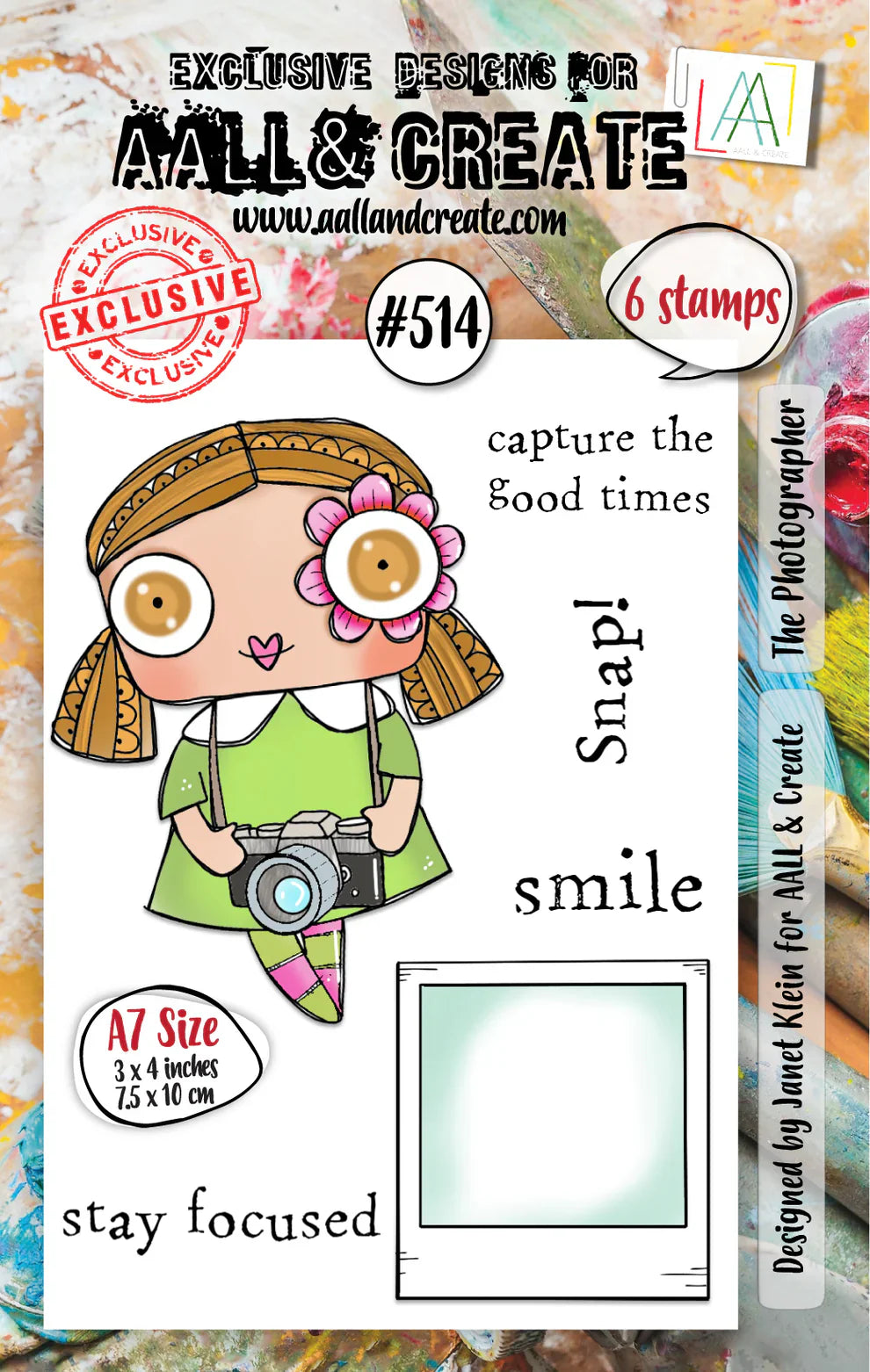 AALL and Create - A7 Stamp Set - The Photographer