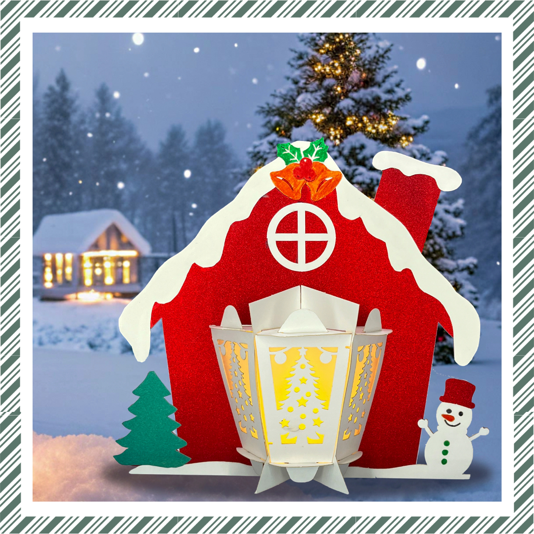 CrafTreat DIY Paper Lanterns - Winter House