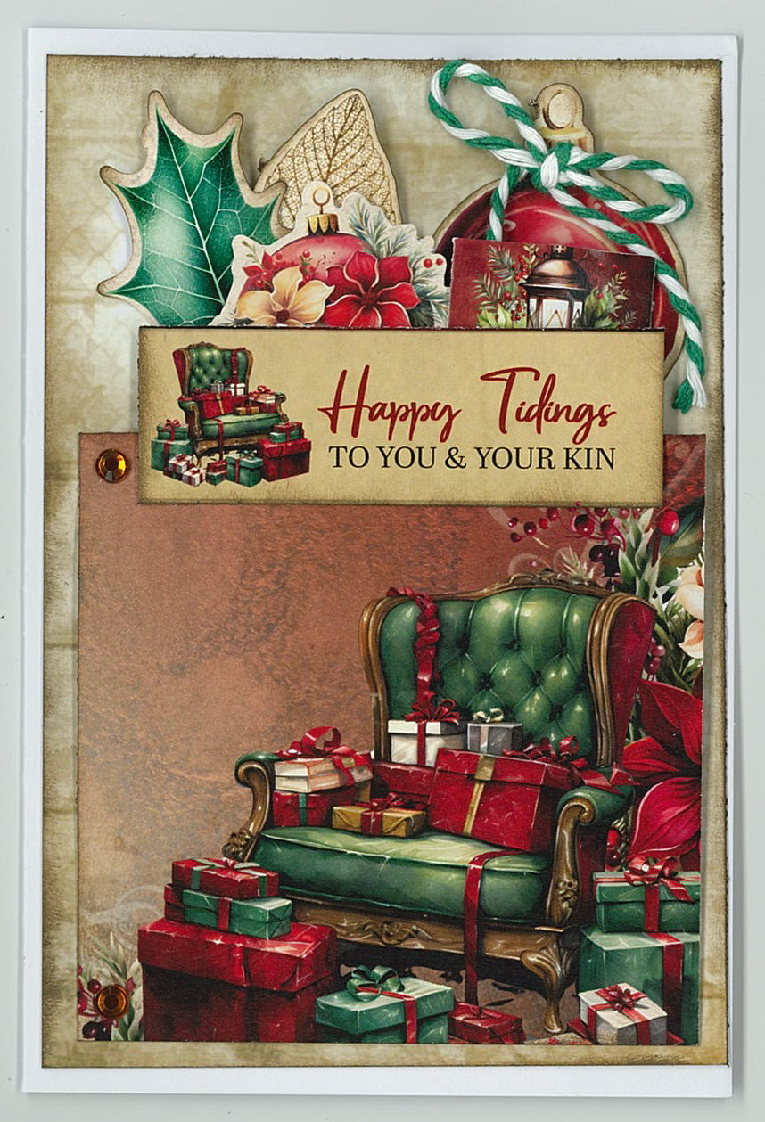 3Quarter Designs Holly Jolly 6x4 Card Pack
